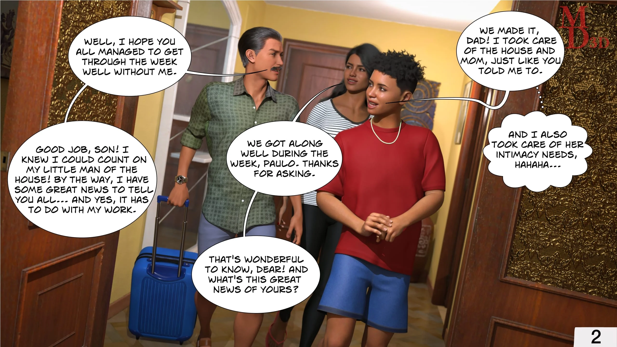 Forbidden Love [Magic Dragon 3D] - 3 . Forbidden Love - Chapter 3 - Page 3
