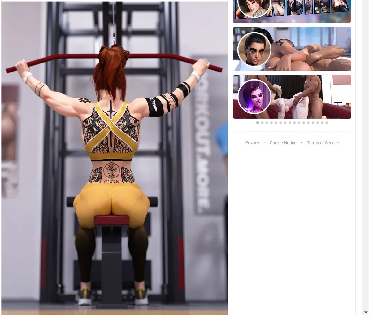 OverWhore: Brigitte – Gym Slut [Lewdink] - OverWhore: Brigitte - Gym Slut - Page 3