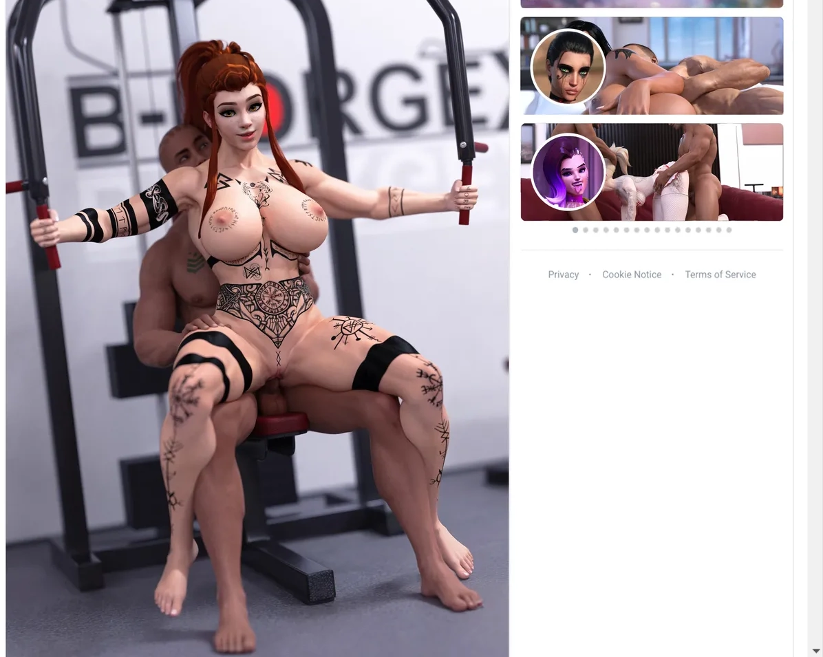 OverWhore: Brigitte – Gym Slut [Lewdink] - OverWhore: Brigitte - Gym Slut - Page 9