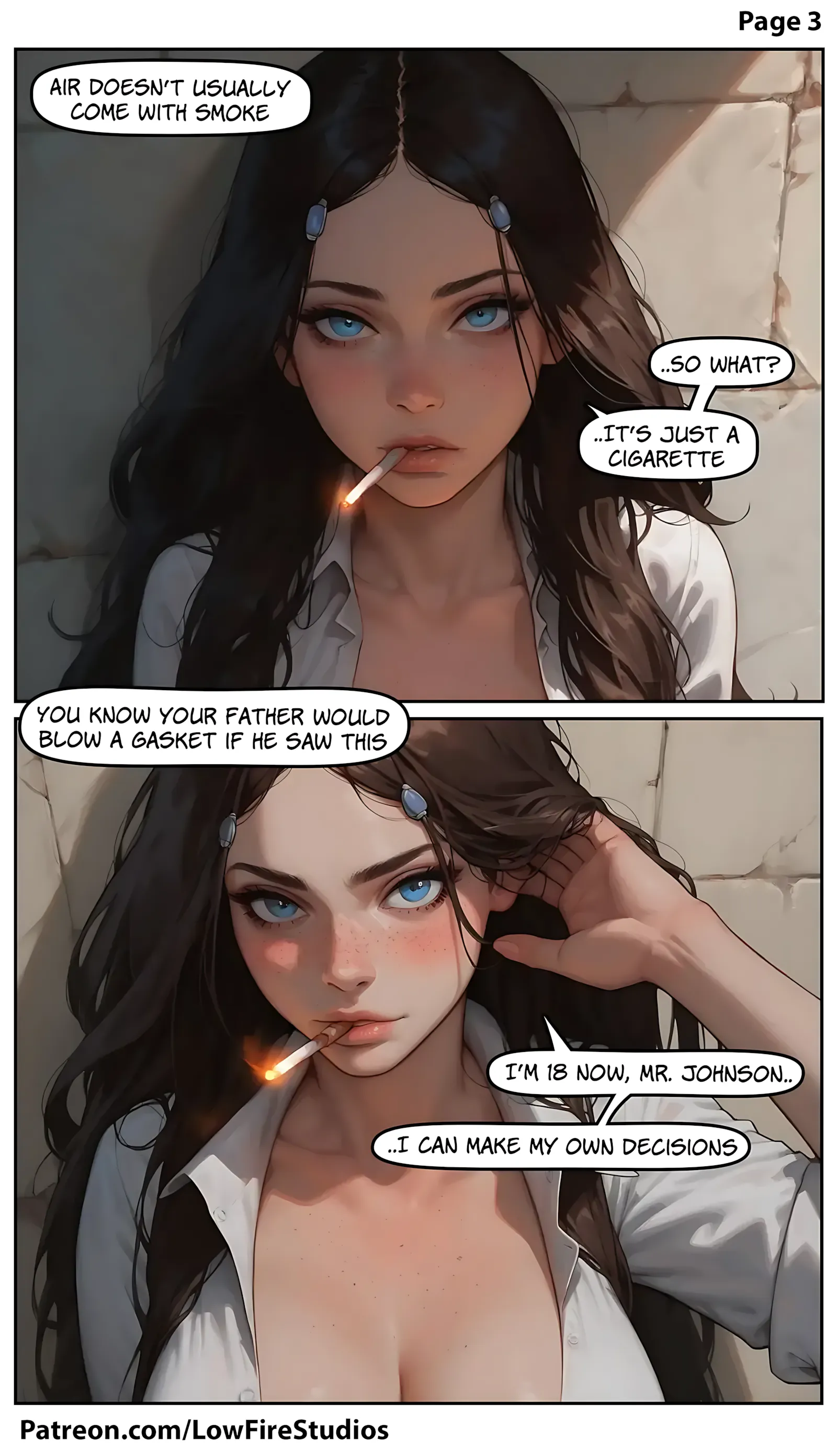 Caught In The Smoke [Lowfirestudios] AI - Caught In The Smoke [Lowfirestudios] - Chapter 1 - Page 4