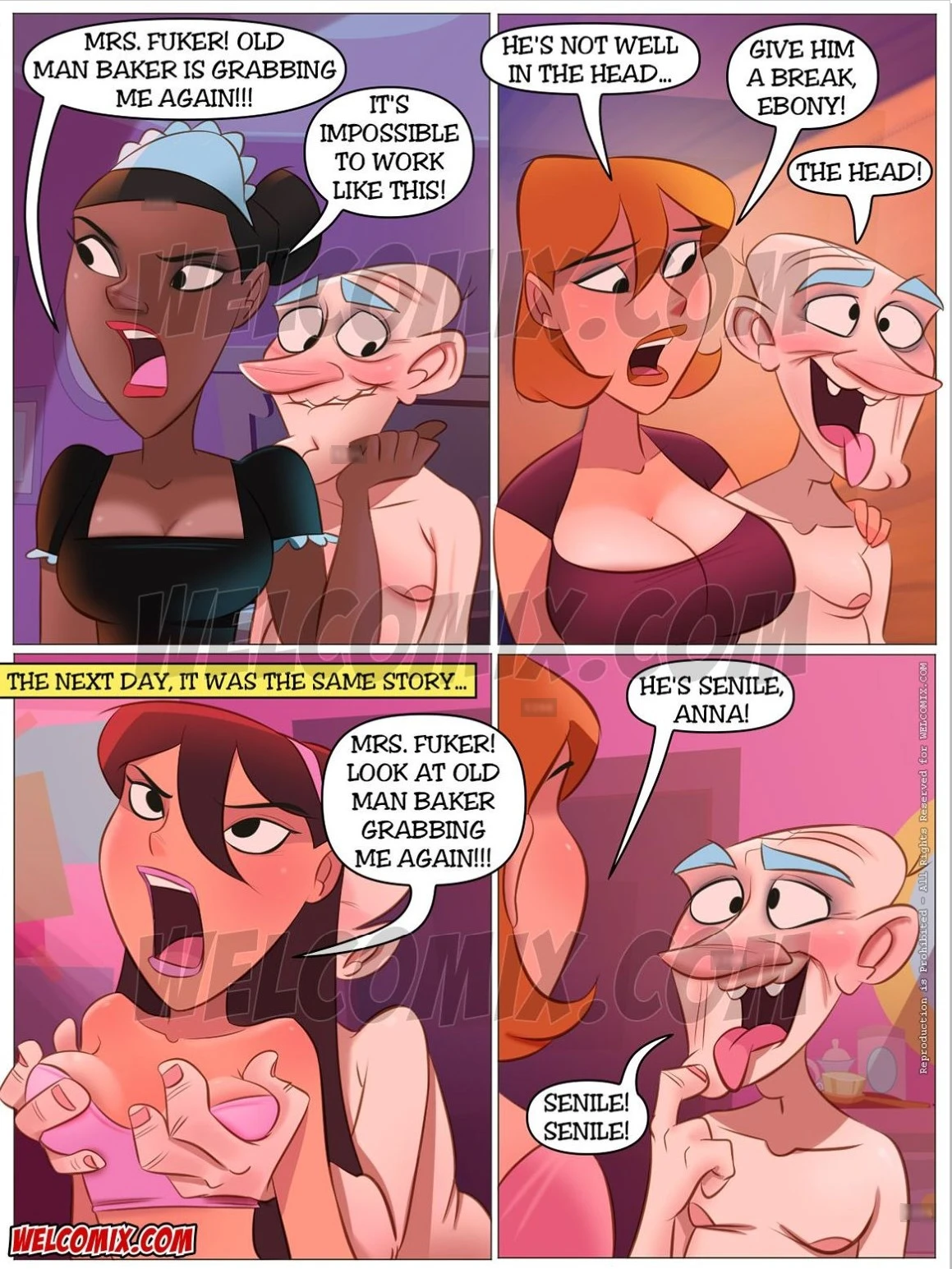Naughty Fam [WC | TF] - 33 . Naughty Fam - Old Man Baker Went Senile - Chapter 33 [WC - TF] - Page 3