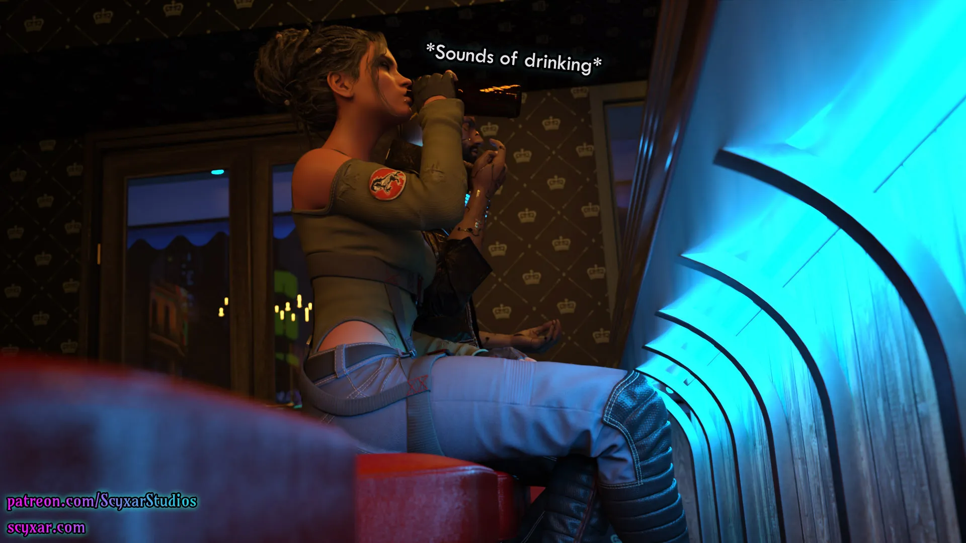 Once You Go Black, You Never Go Back (Cyberpunk) - 1 . Once You Go Black, You Never Go Back - Chapter 1 [Scyxar Studios] - Page 2