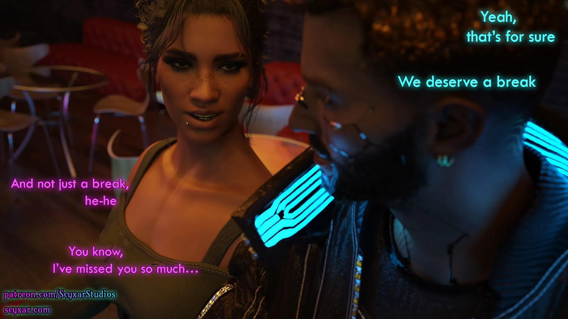 Once You Go Black, You Never Go Back (Cyberpunk) - 1 . Once You Go Black, You Never Go Back - Chapter 1 [Scyxar Studios] - Page 6