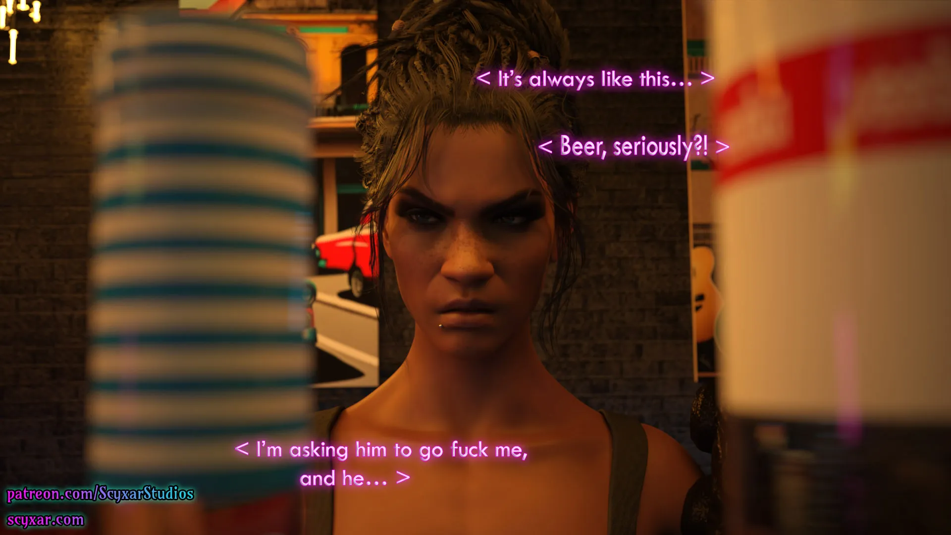 Once You Go Black, You Never Go Back (Cyberpunk) - 1 . Once You Go Black, You Never Go Back - Chapter 1 [Scyxar Studios] - Page 14