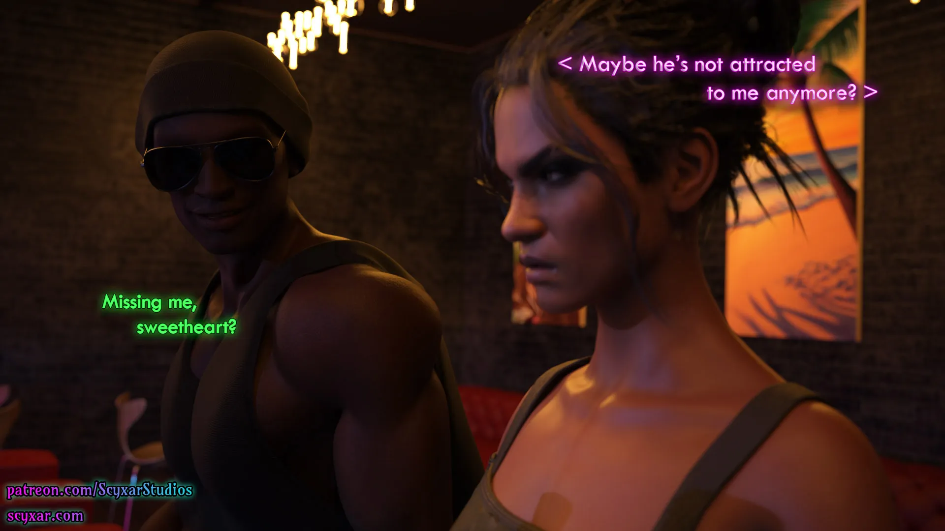 Once You Go Black, You Never Go Back (Cyberpunk) - 1 . Once You Go Black, You Never Go Back - Chapter 1 [Scyxar Studios] - Page 15