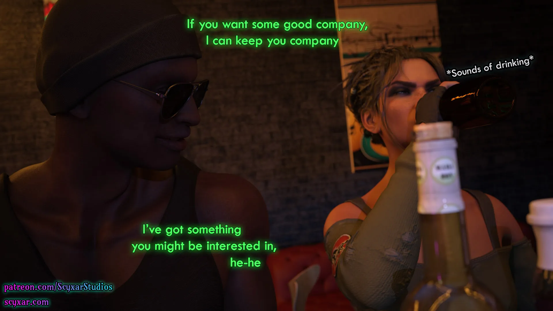 Once You Go Black, You Never Go Back (Cyberpunk) - 1 . Once You Go Black, You Never Go Back - Chapter 1 [Scyxar Studios] - Page 17