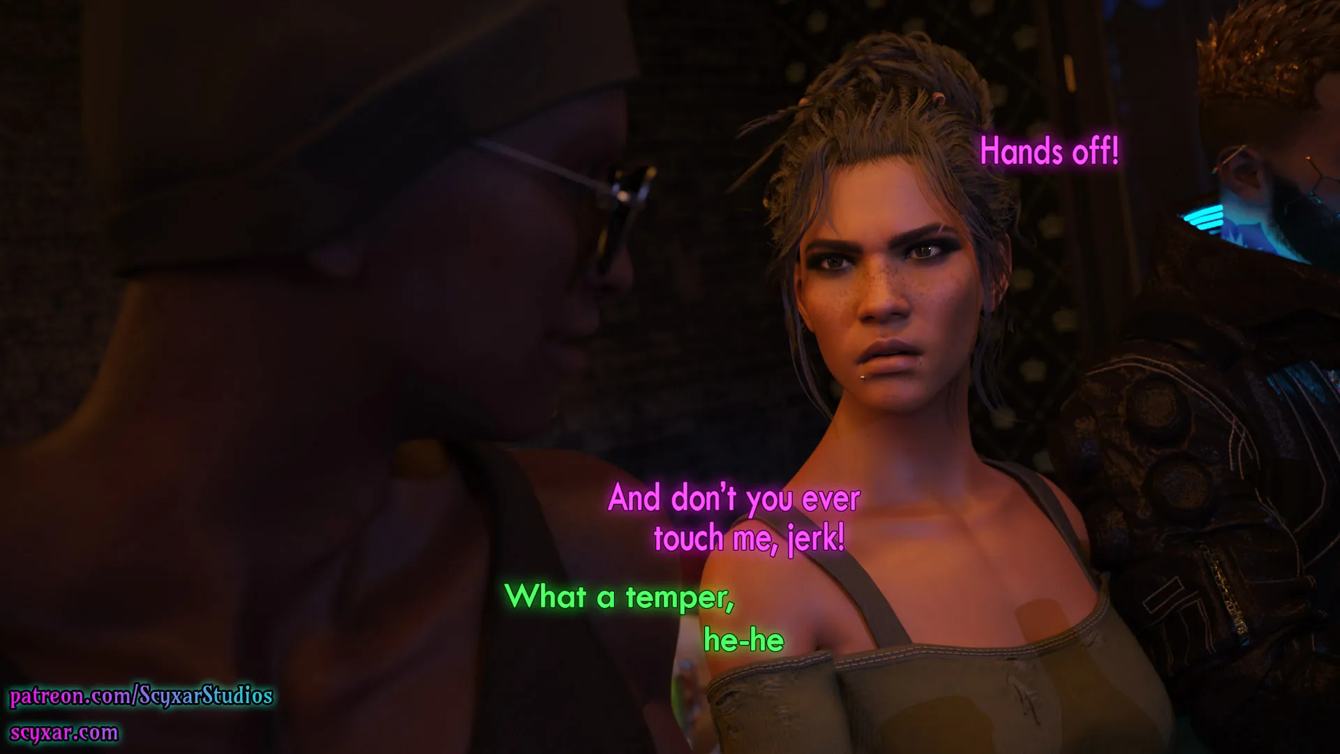Once You Go Black, You Never Go Back (Cyberpunk) - 1 . Once You Go Black, You Never Go Back - Chapter 1 [Scyxar Studios] - Page 19