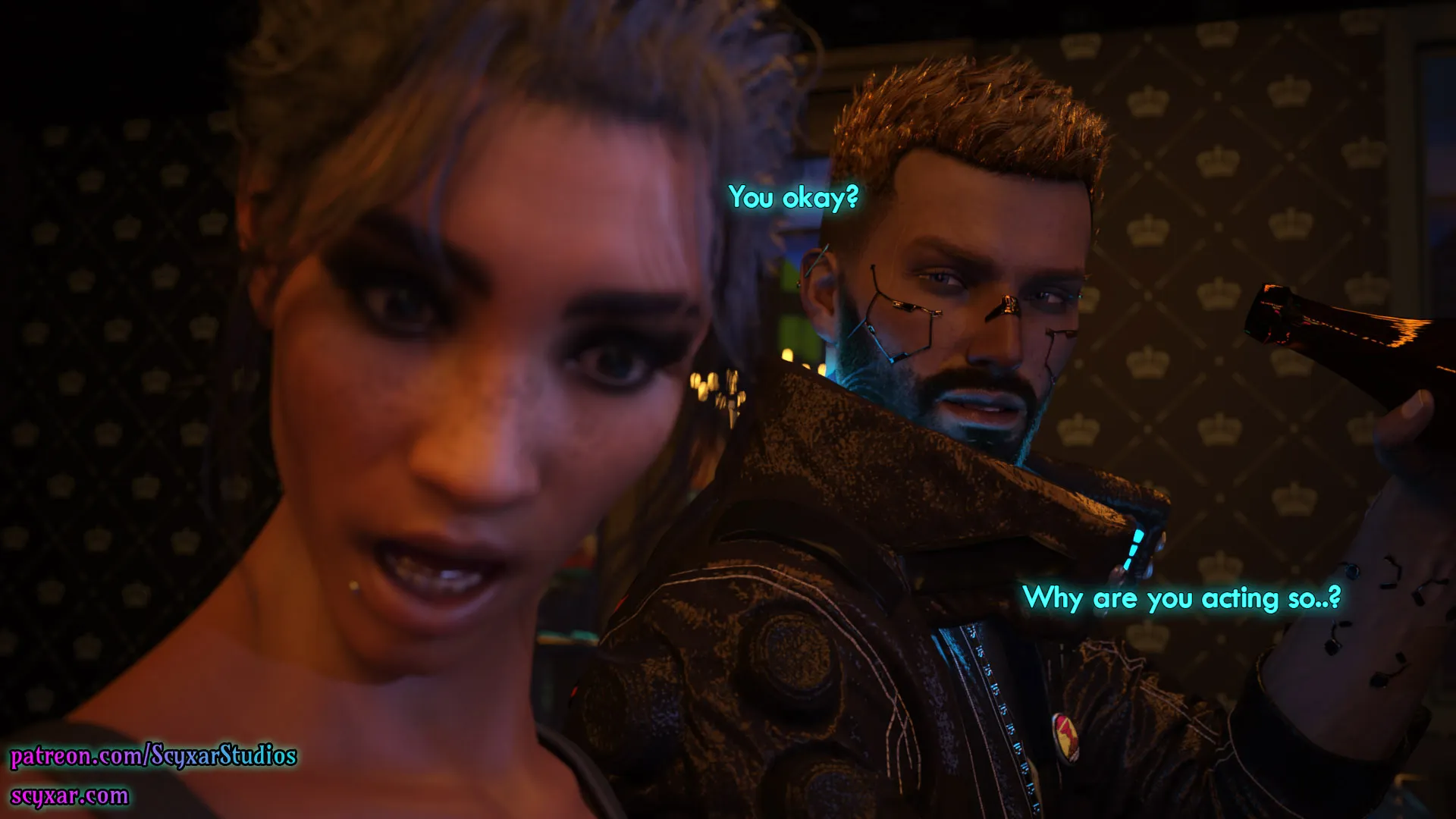 Once You Go Black, You Never Go Back (Cyberpunk) - 1 . Once You Go Black, You Never Go Back - Chapter 1 [Scyxar Studios] - Page 25