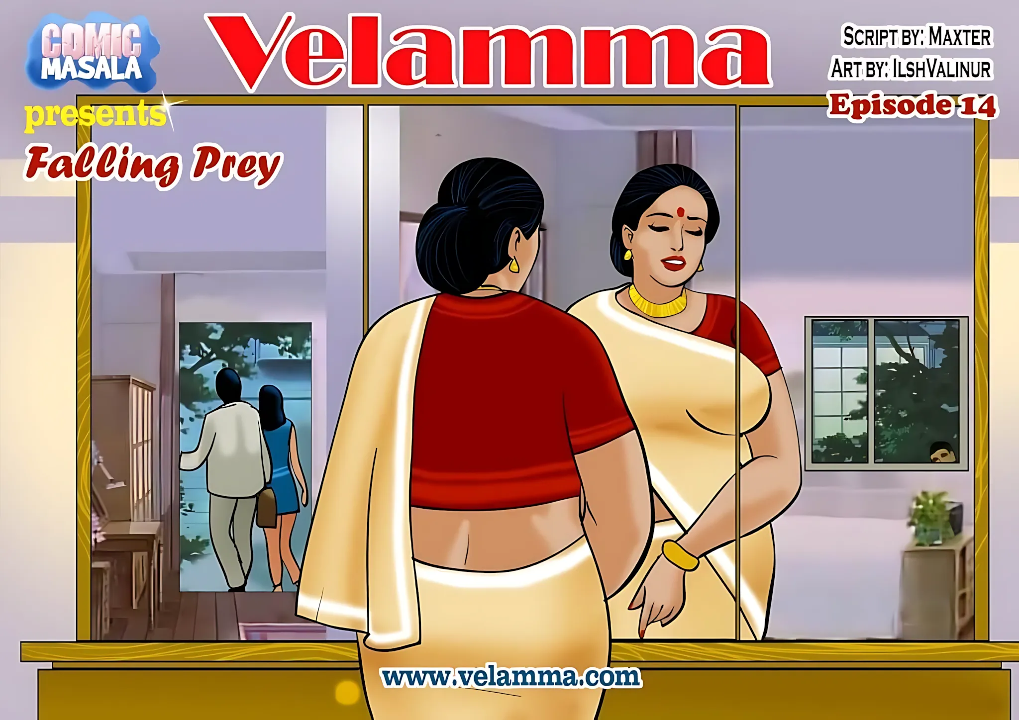 Velamma All Episodes Comics - 14 . Velamma - Episode 14 - Falling Prey - Page 1