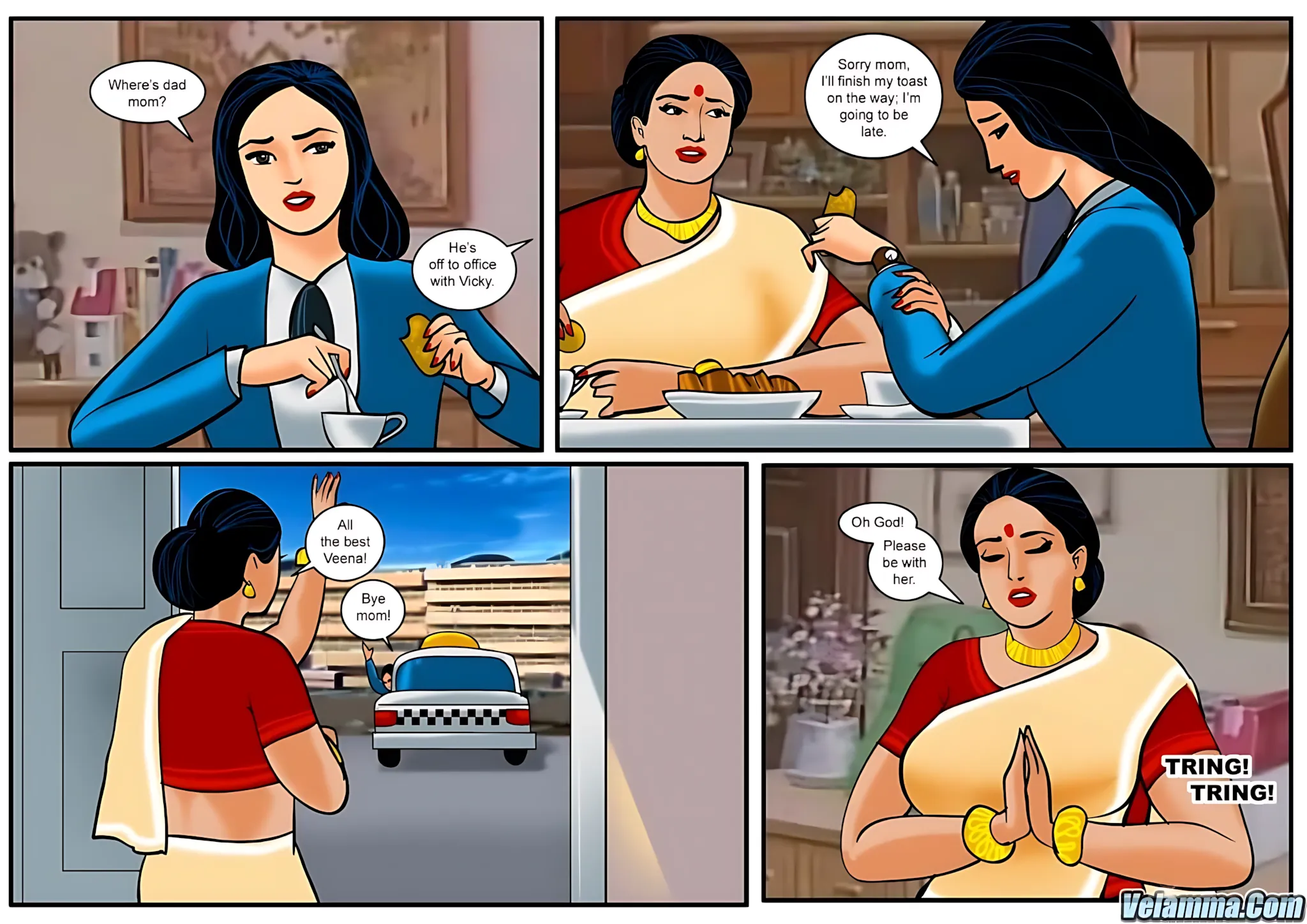 Velamma All Episodes Comics - 14 . Velamma - Episode 14 - Falling Prey - Page 3