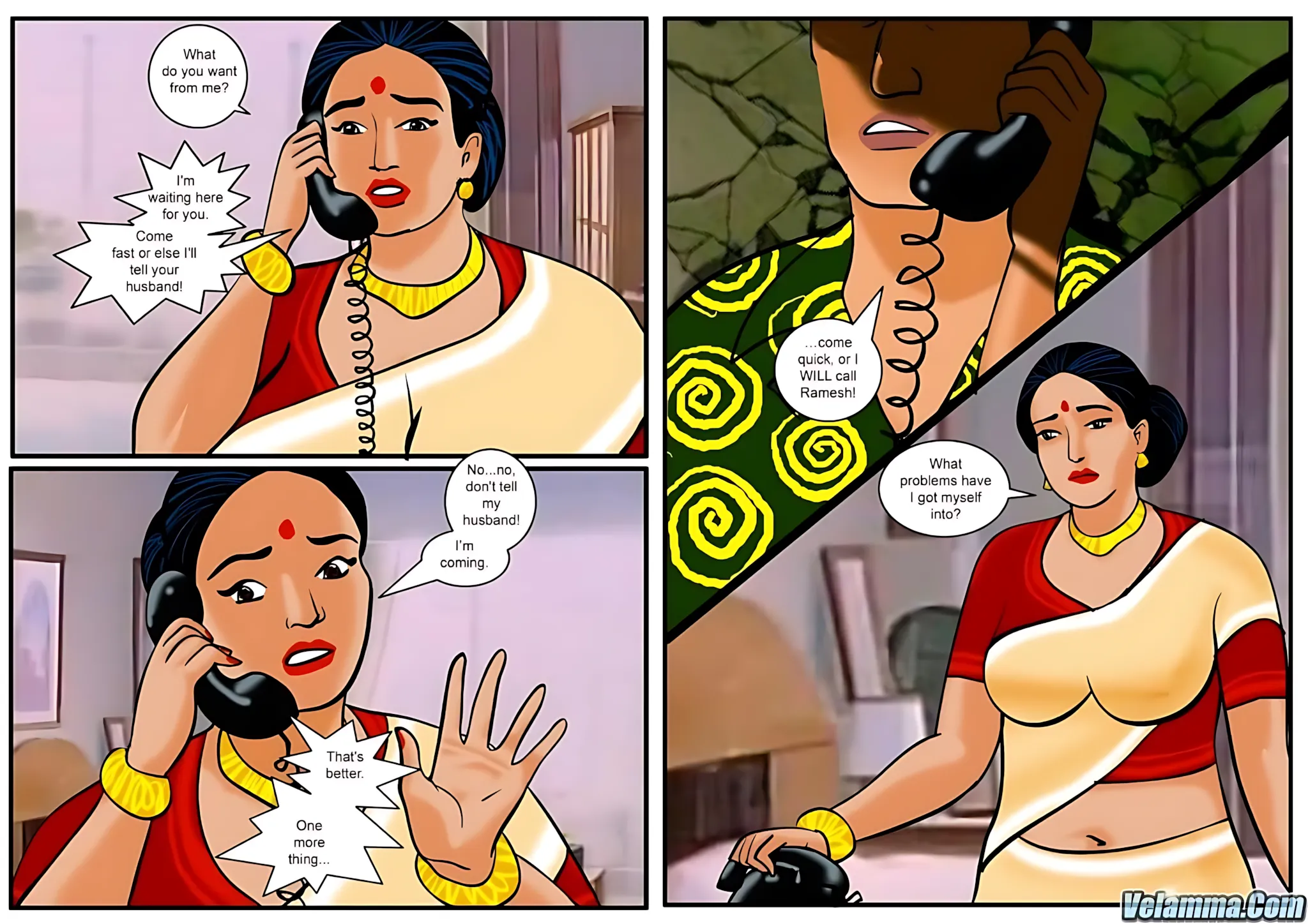 Velamma All Episodes Comics - 14 . Velamma - Episode 14 - Falling Prey - Page 5
