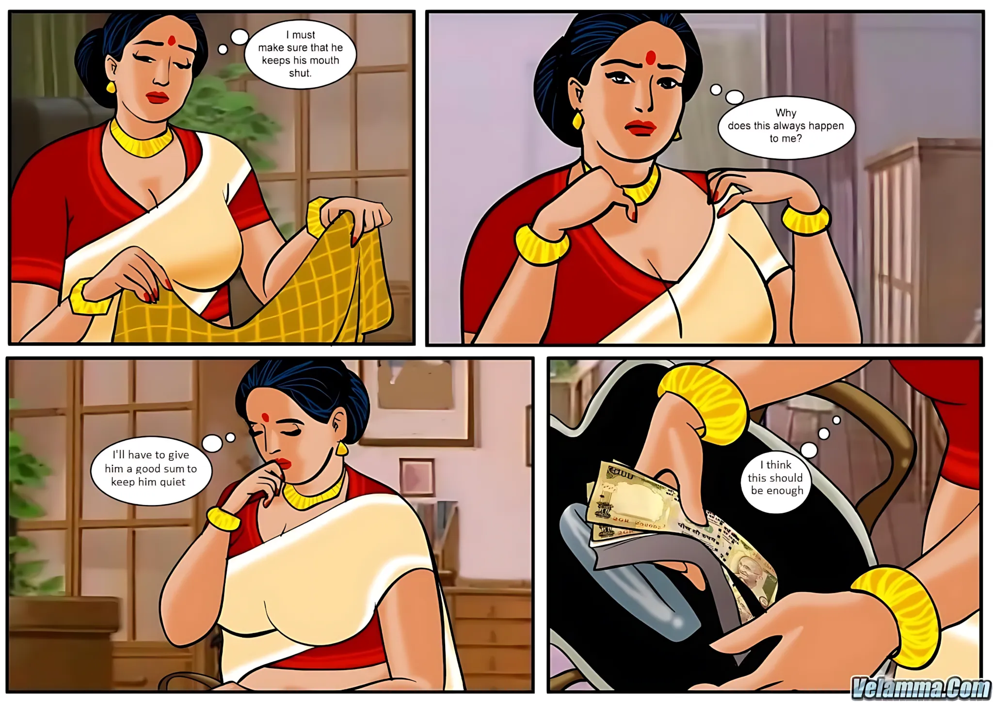 Velamma All Episodes Comics - 14 . Velamma - Episode 14 - Falling Prey - Page 6