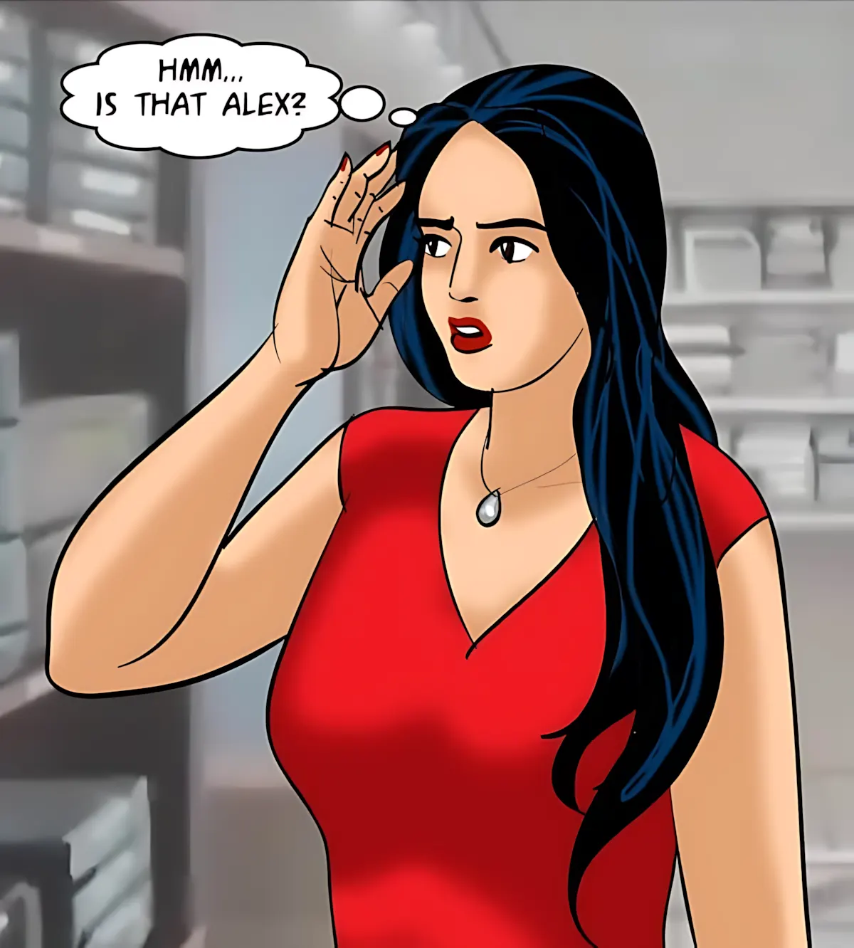 Velamma All Episodes Comics - 81 . Velamma - Episode 81 - The Salesman's Offer - Page 7