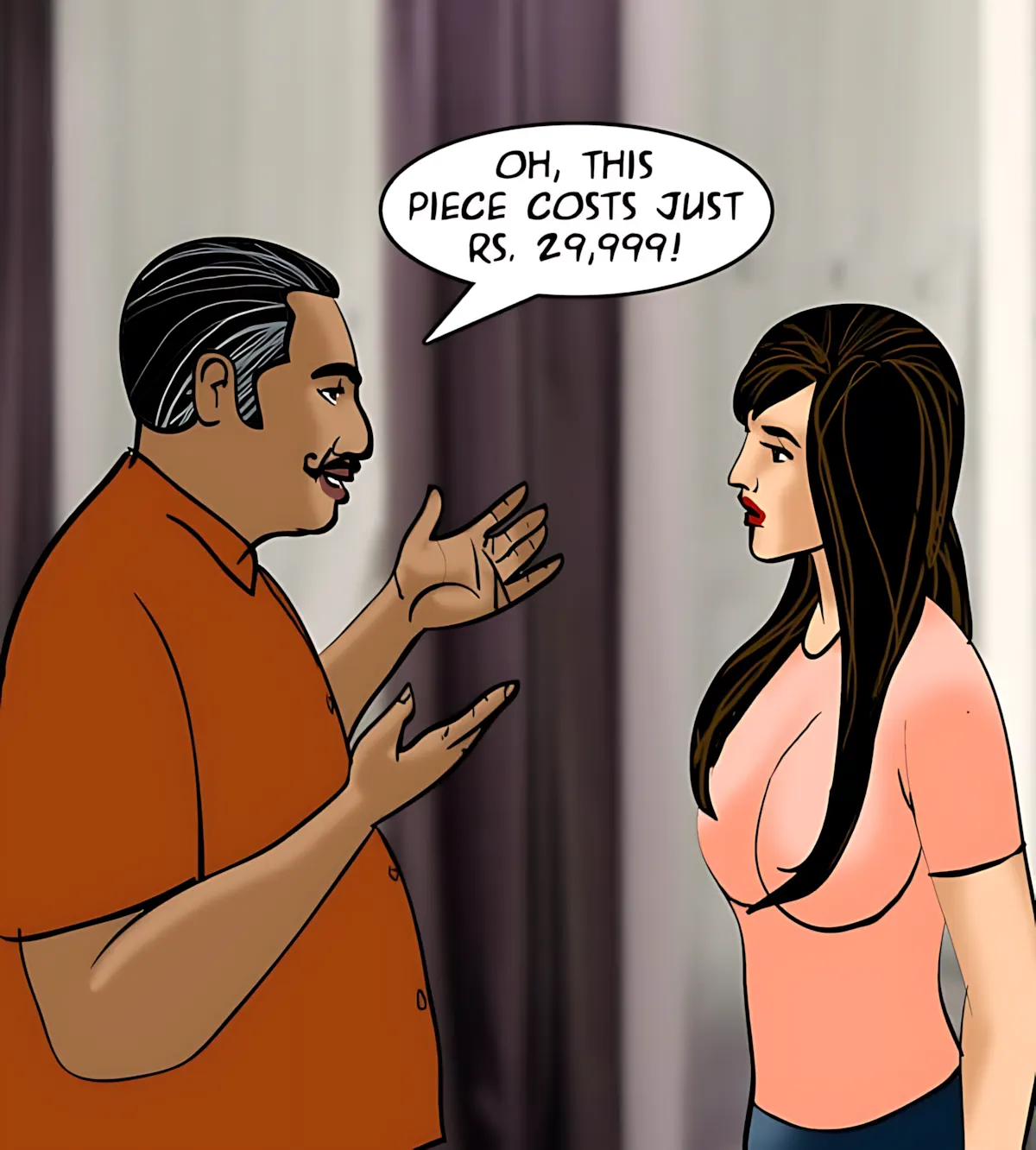 Velamma All Episodes Comics - 81 . Velamma - Episode 81 - The Salesman's Offer - Page 41