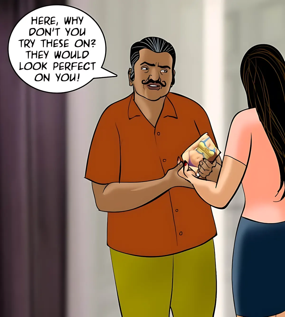 Velamma All Episodes Comics - 81 . Velamma - Episode 81 - The Salesman's Offer - Page 44