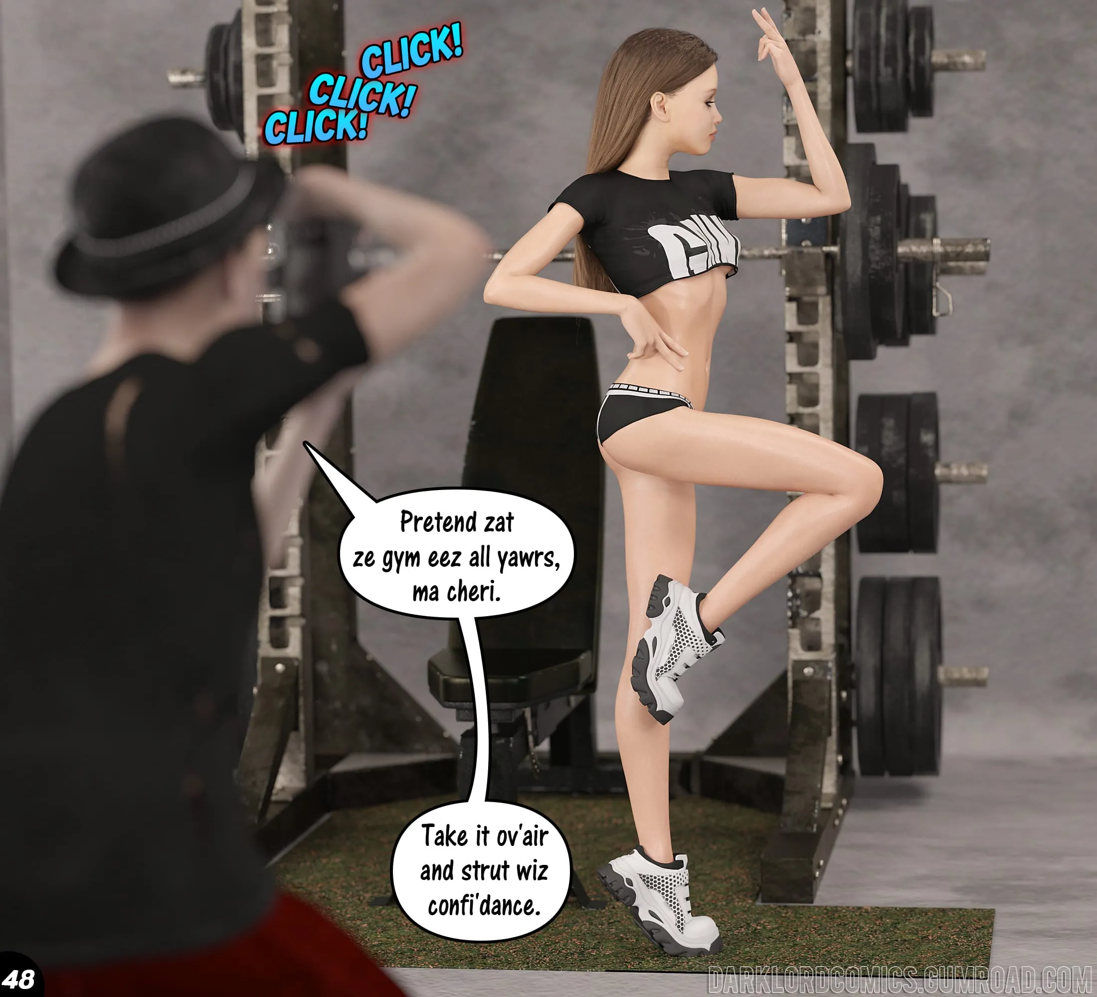 Natasha’s Workout [DarkLord] - 2 . Natasha's Workout - Chapter 2 [DarkLord] - Page 49