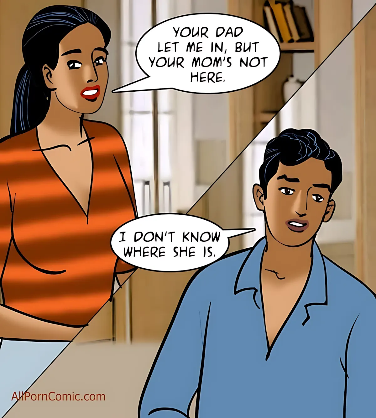 Velamma All Episodes Comics - 93 . Velamma - Episode 93 - The Puppet Master - Page 54