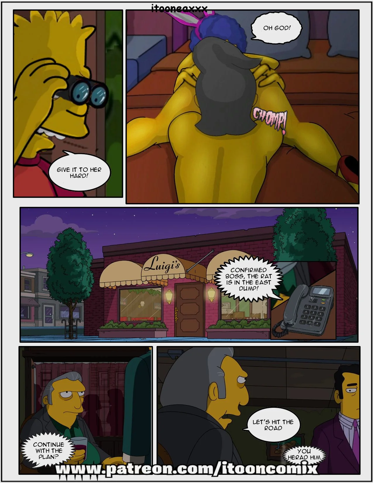 The Simpsons Porn Comics Series - 4.3 . Snake 3 - Eng - Page 4