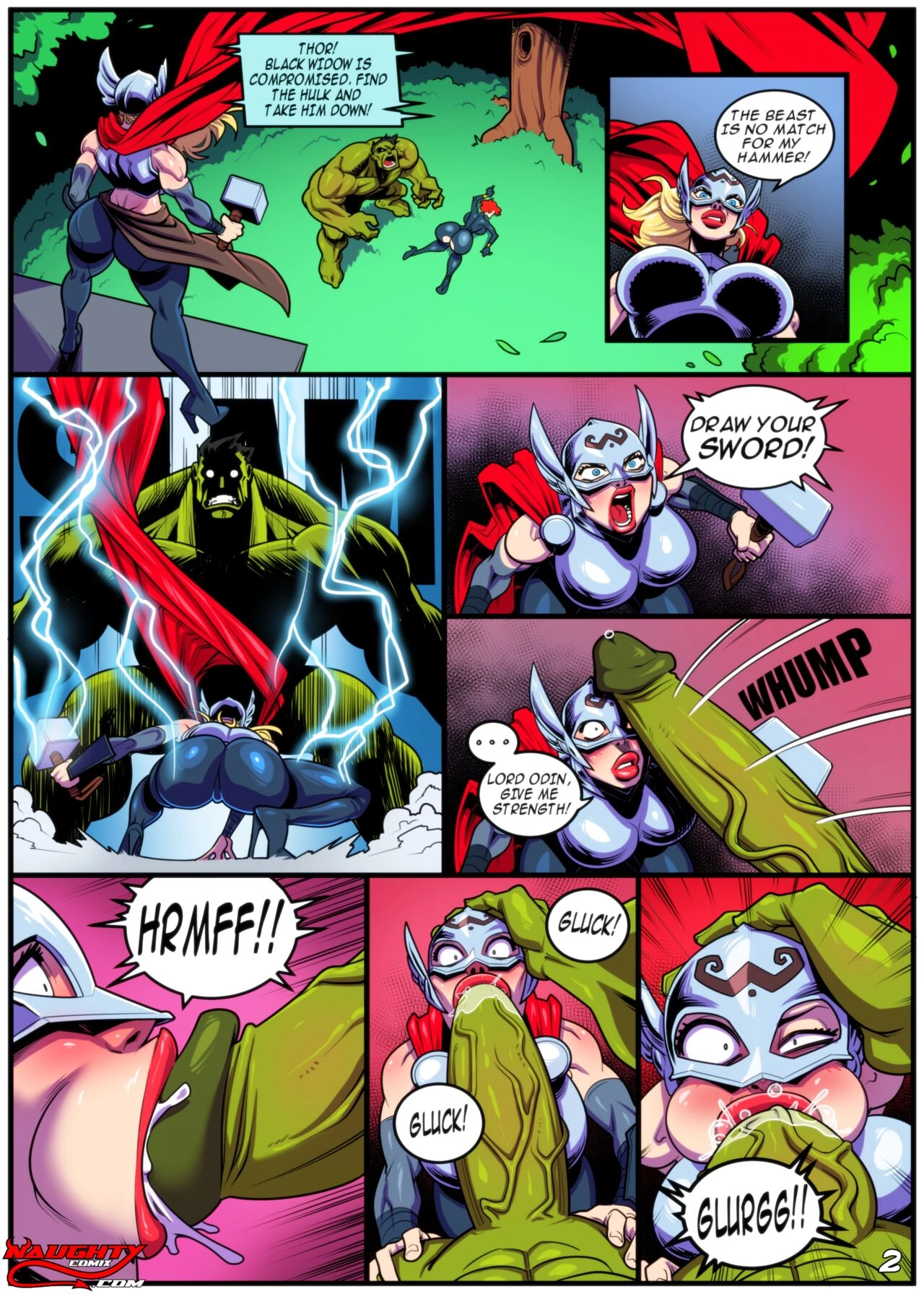 Avengers – The Insatiable Hulk [NaughtyComix] - Avengers - The Insatiable Hulk - Page 2