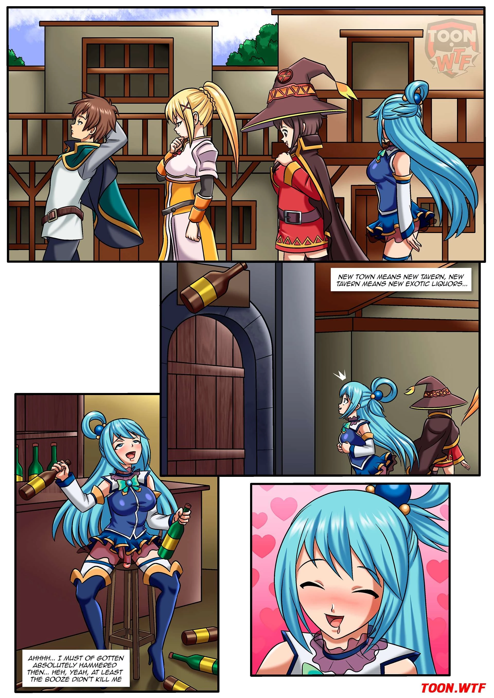 Her 1 Niche (Konosuba) [Palcomix] - 1 . Her 1 Niche - (Konosuba) [Palcomix] - Page 4