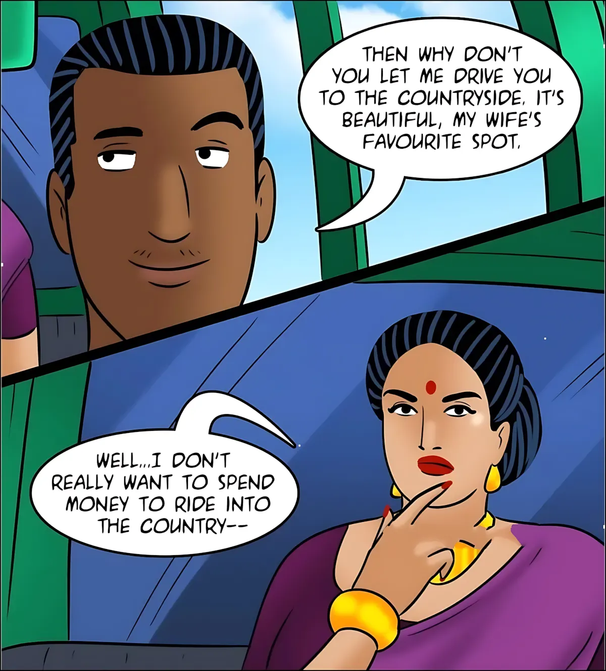 Velamma All Episodes Comics - 126 . Velamma - Episode 126 - Rickshaw Rendezvous - Page 44