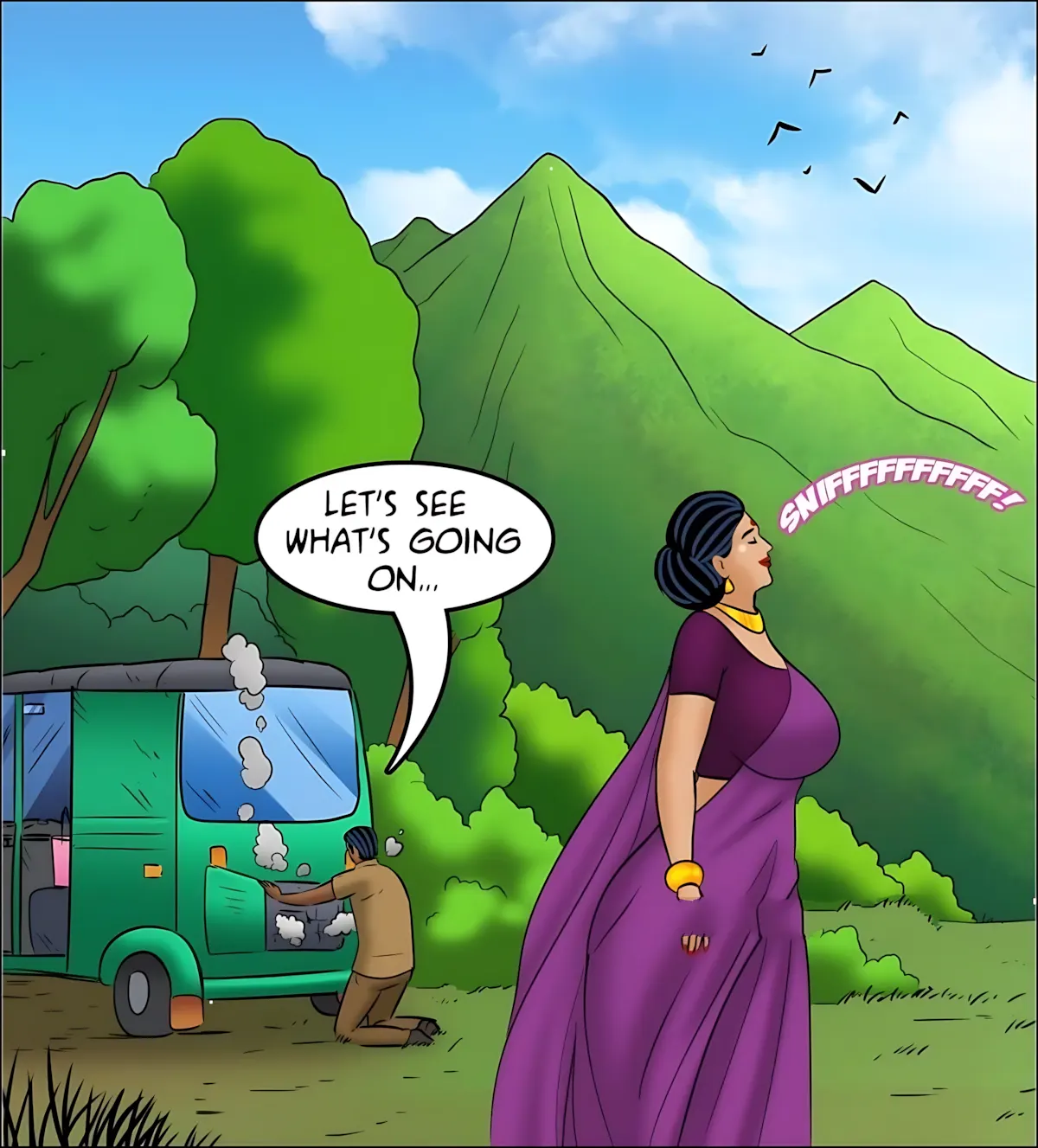 Velamma All Episodes Comics - 126 . Velamma - Episode 126 - Rickshaw Rendezvous - Page 52