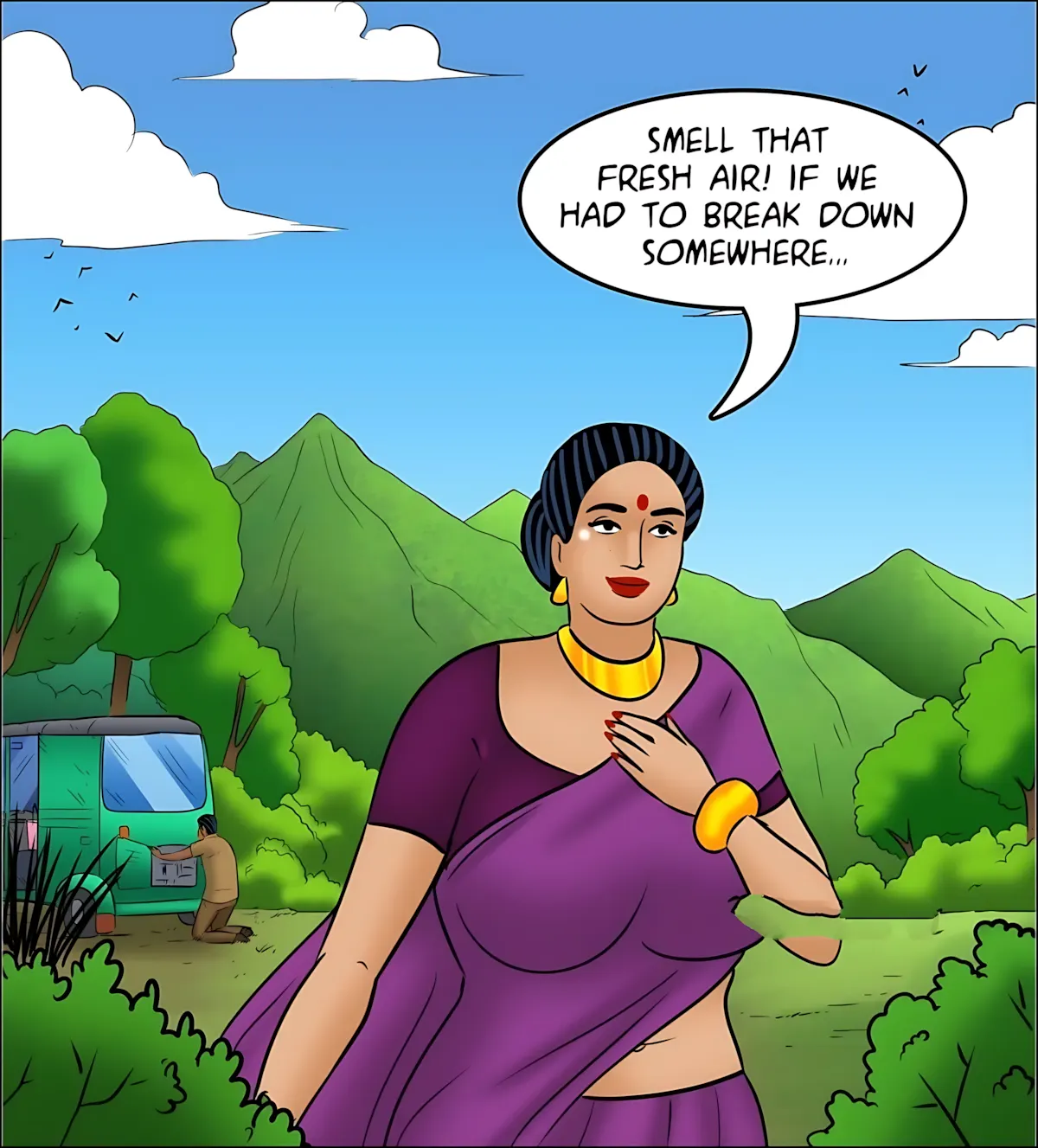 Velamma All Episodes Comics - 126 . Velamma - Episode 126 - Rickshaw Rendezvous - Page 53