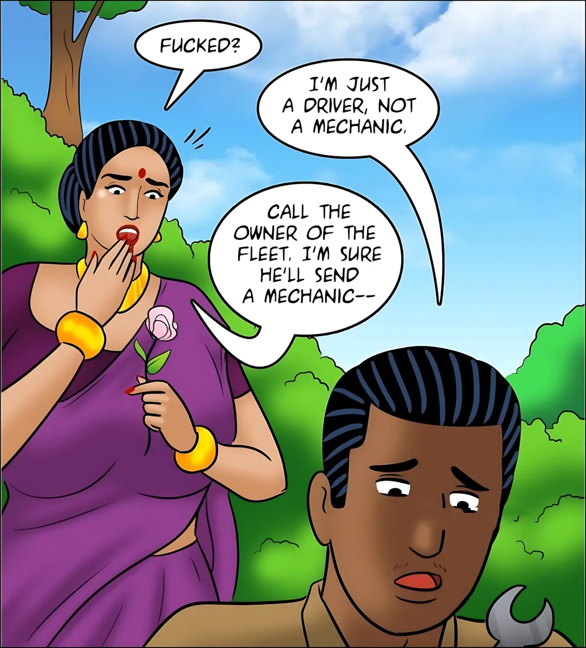 Velamma All Episodes Comics - 126 . Velamma - Episode 126 - Rickshaw Rendezvous - Page 57