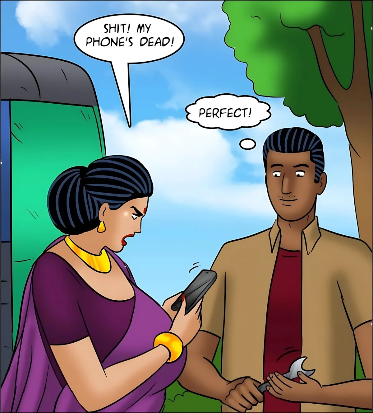 Velamma All Episodes Comics - 126 . Velamma - Episode 126 - Rickshaw Rendezvous - Page 60