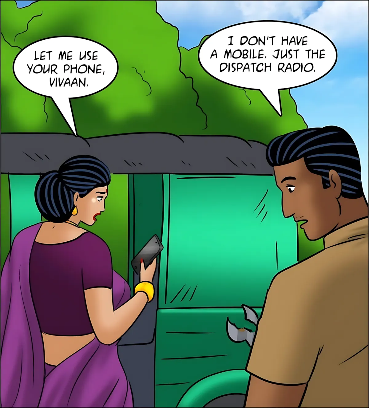 Velamma All Episodes Comics - 126 . Velamma - Episode 126 - Rickshaw Rendezvous - Page 61