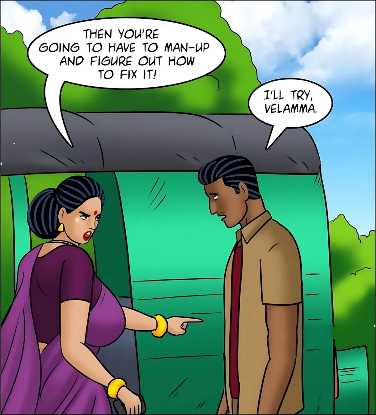 Velamma All Episodes Comics - 126 . Velamma - Episode 126 - Rickshaw Rendezvous - Page 62