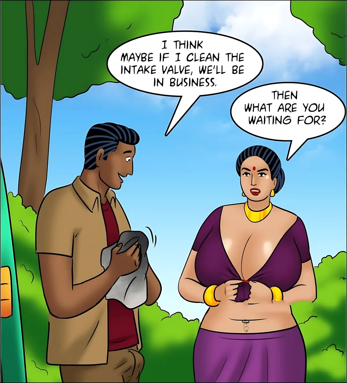 Velamma All Episodes Comics - 126 . Velamma - Episode 126 - Rickshaw Rendezvous - Page 77