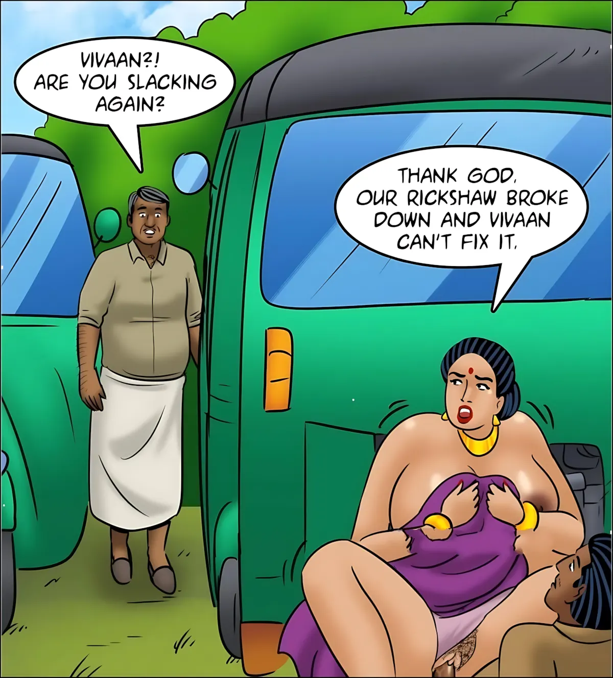 Velamma All Episodes Comics - 126 . Velamma - Episode 126 - Rickshaw Rendezvous - Page 108
