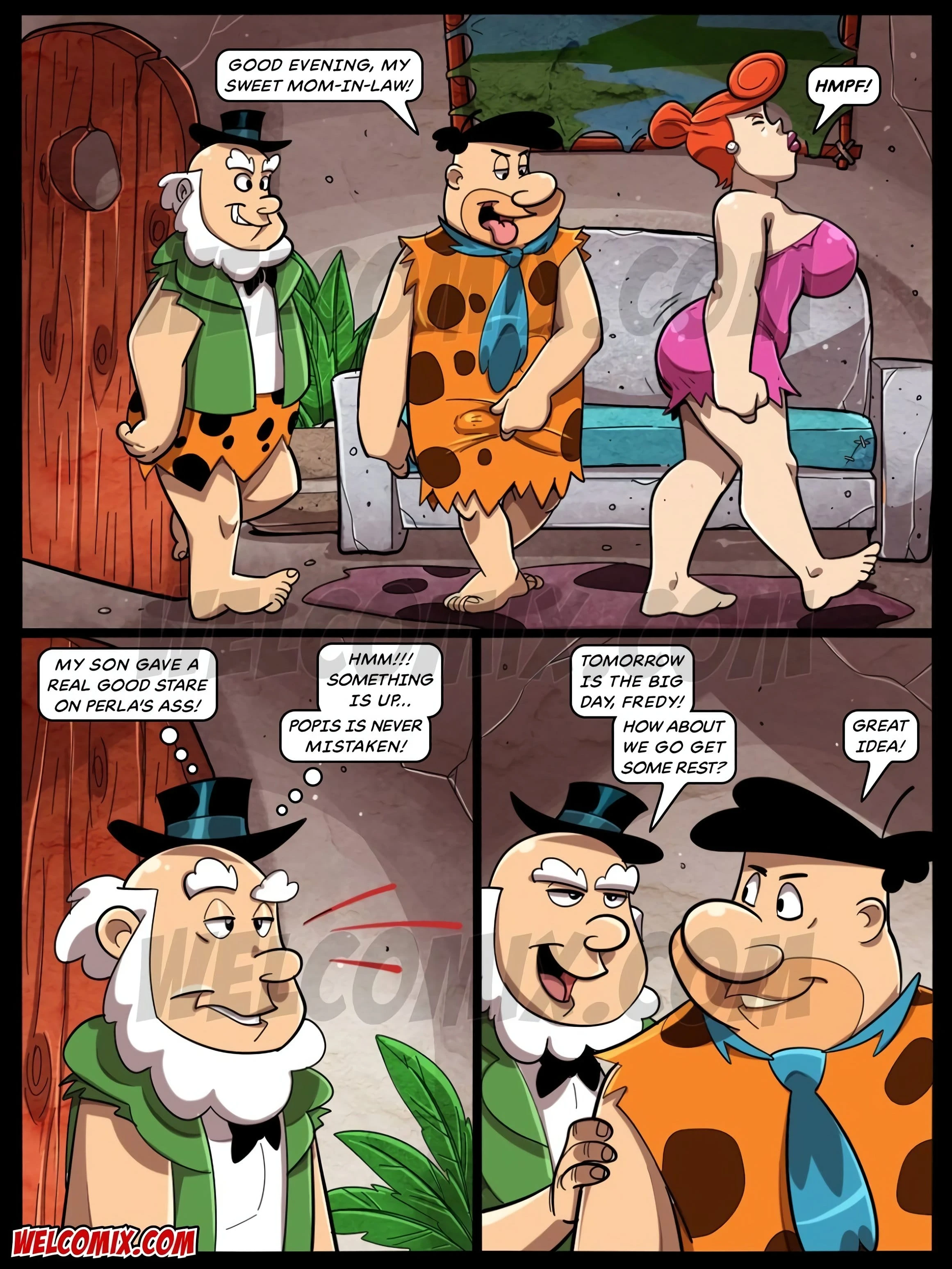 Dinner Wife Swap (The Flintstones) [WC | TF] - 16 . The Flintstones - Chapter 16 (The Flintstones) [WC - TF] - Page 4