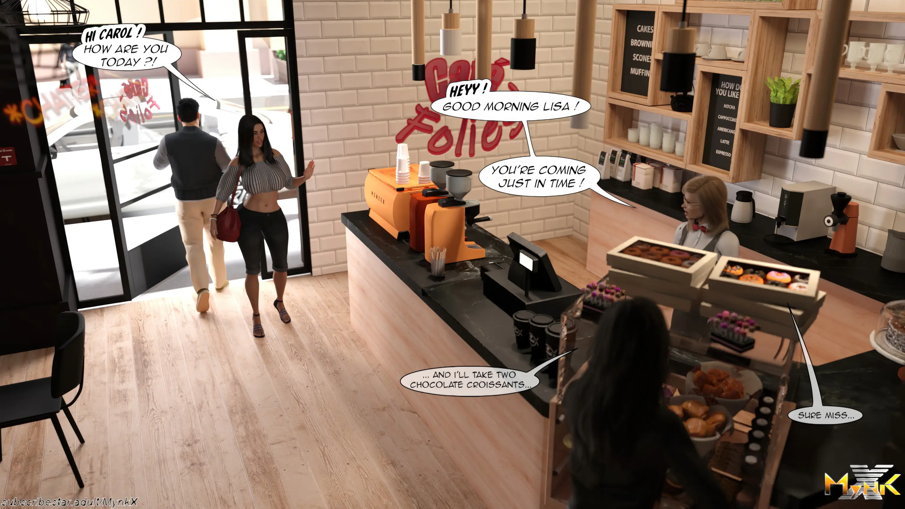 Cafe Folies [Mynk 3DX] - 4 . Cafe Folies - Chapter 4 [Mynk_3DX] - Page 87