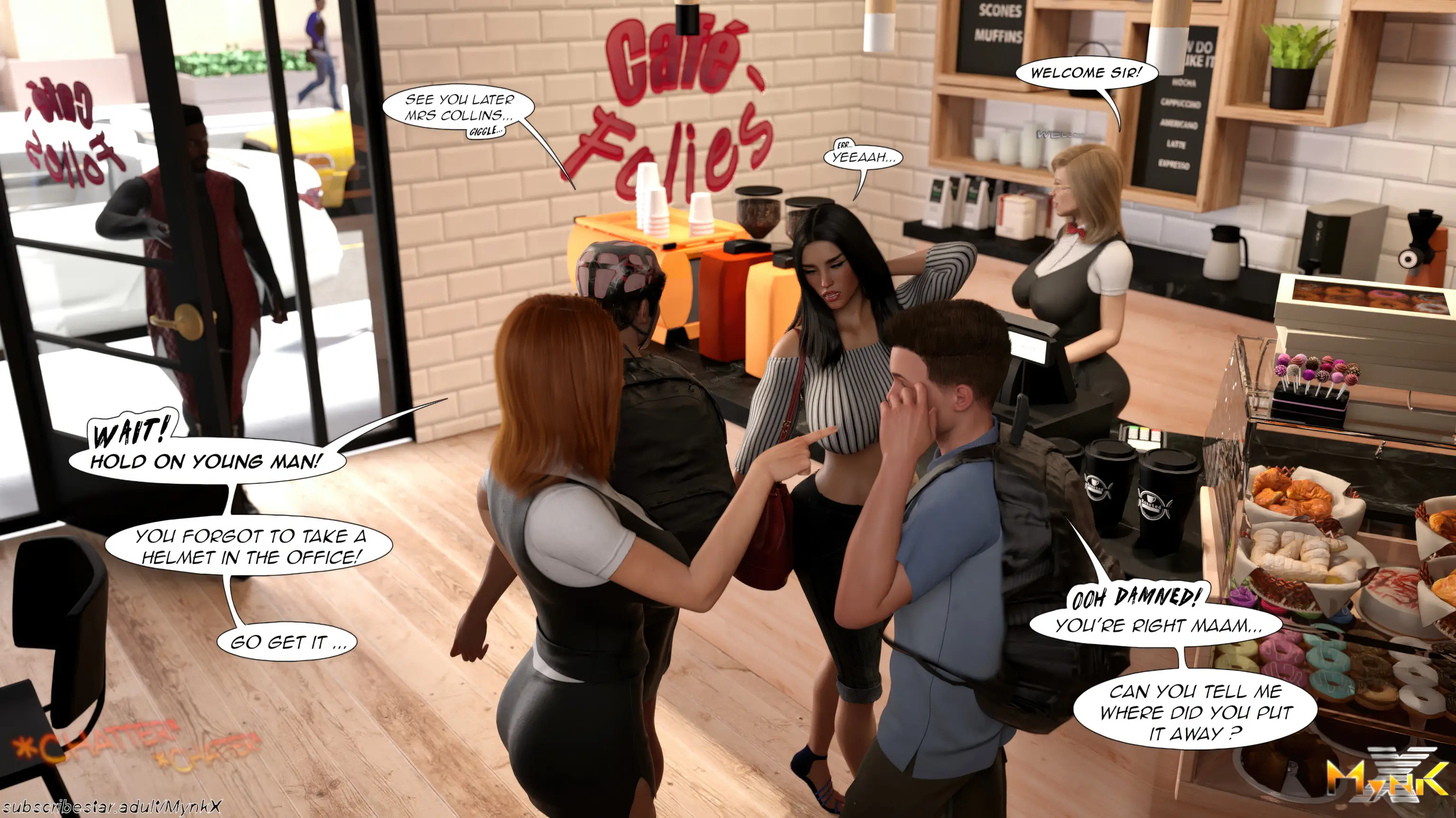 Cafe Folies [Mynk 3DX] - 4 . Cafe Folies - Chapter 4 [Mynk_3DX] - Page 109
