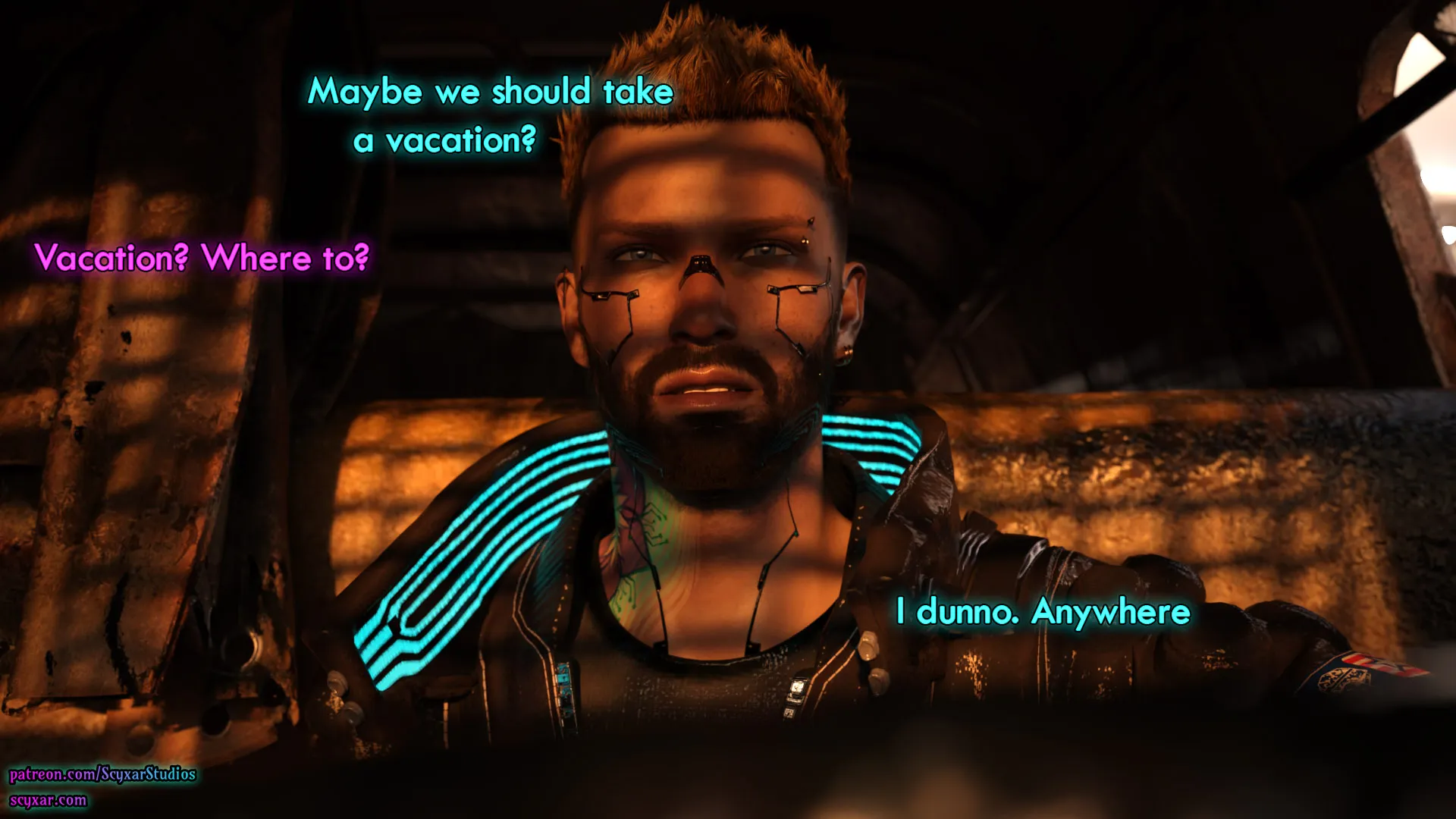 Once You Go Black, You Never Go Back (Cyberpunk) - 2 . Once You Go Black, You Never Go Back - Chapter 2 [Scyxar Studios] - Page 21