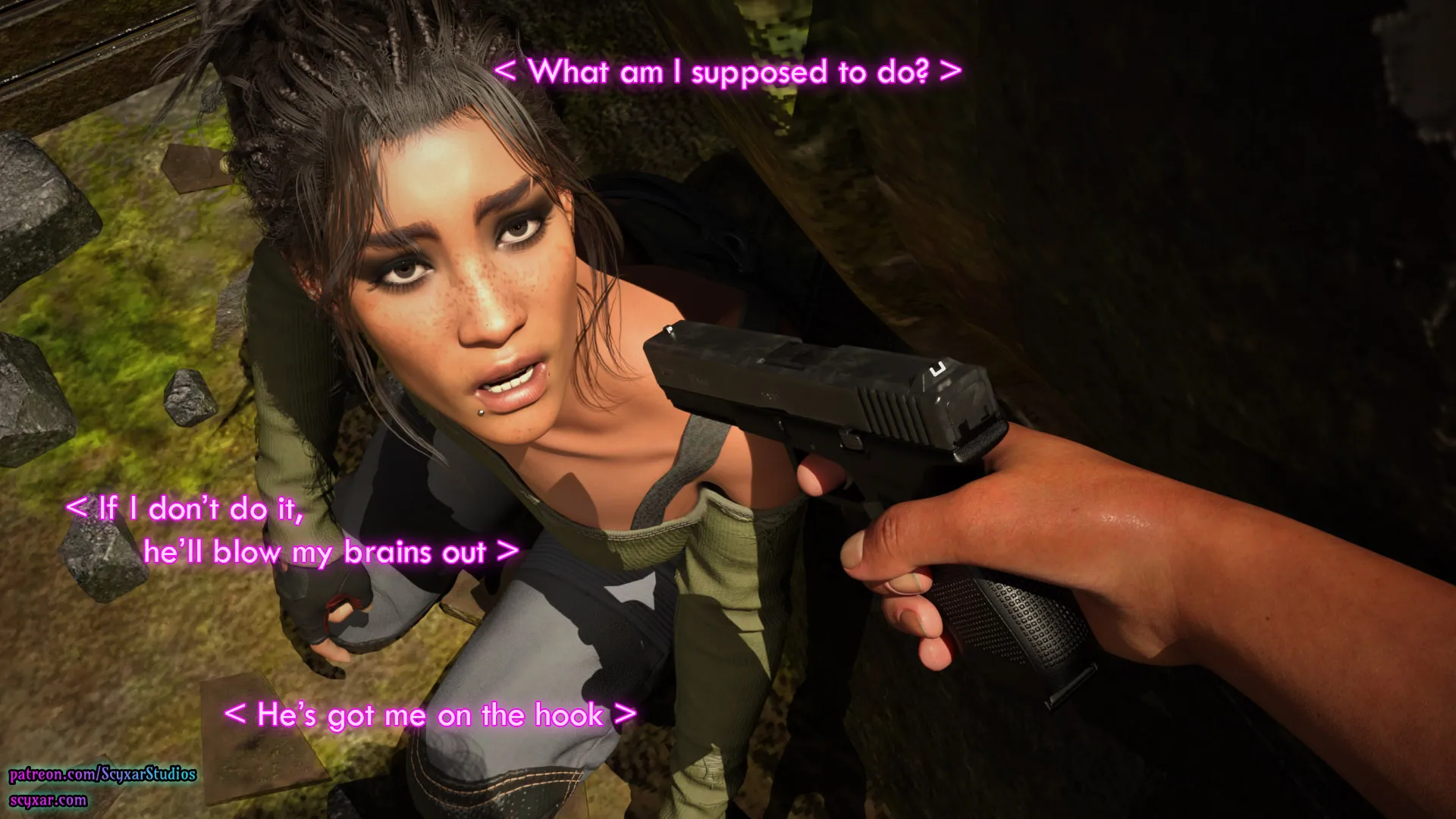 Once You Go Black, You Never Go Back (Cyberpunk) - 2 . Once You Go Black, You Never Go Back - Chapter 2 [Scyxar Studios] - Page 56