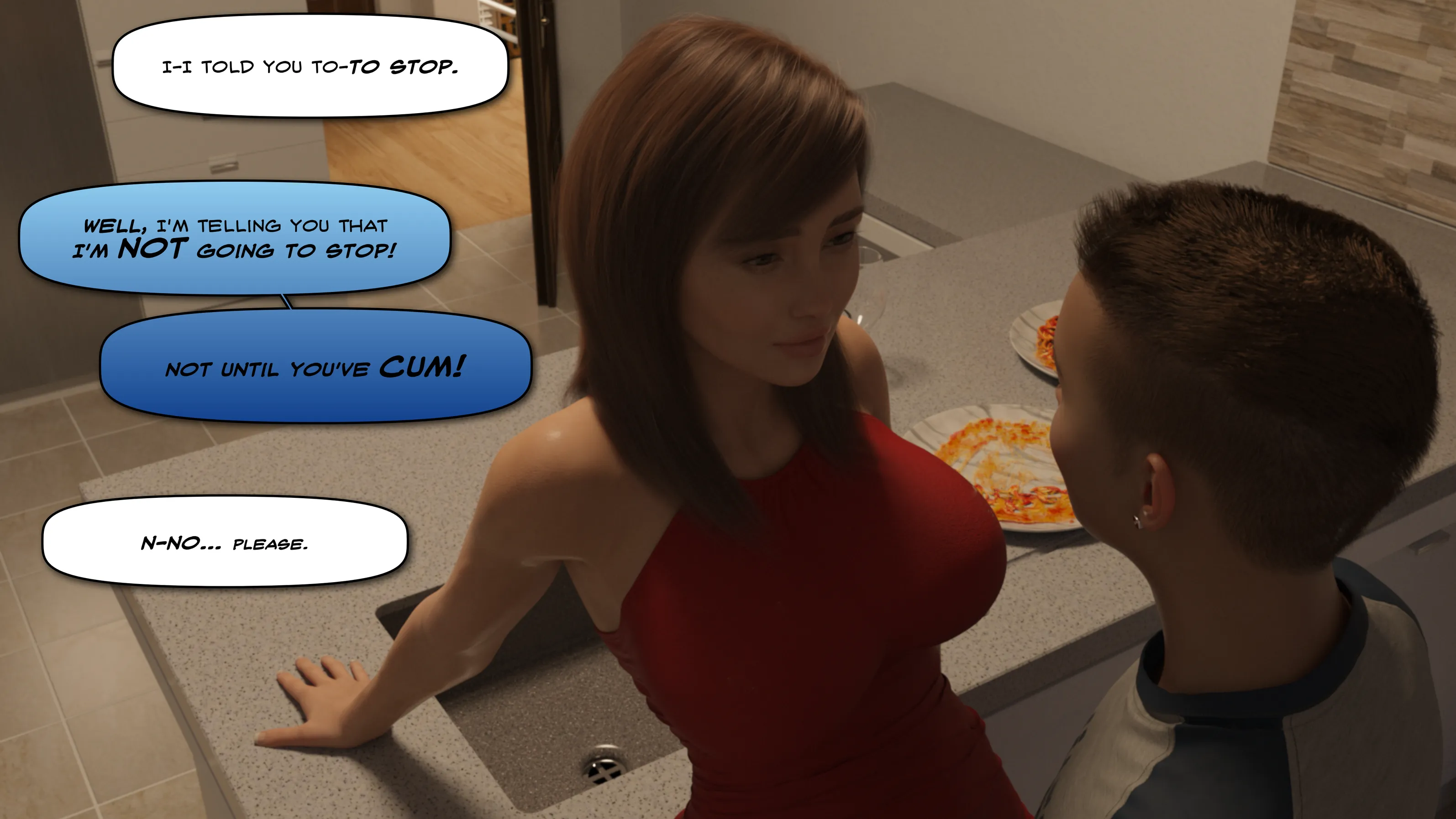Wicked Pervert with a Big Cock! - 3 . Wicked Pervert with a Big Cock! - Chapter 3 [3DK-x] - Page 45
