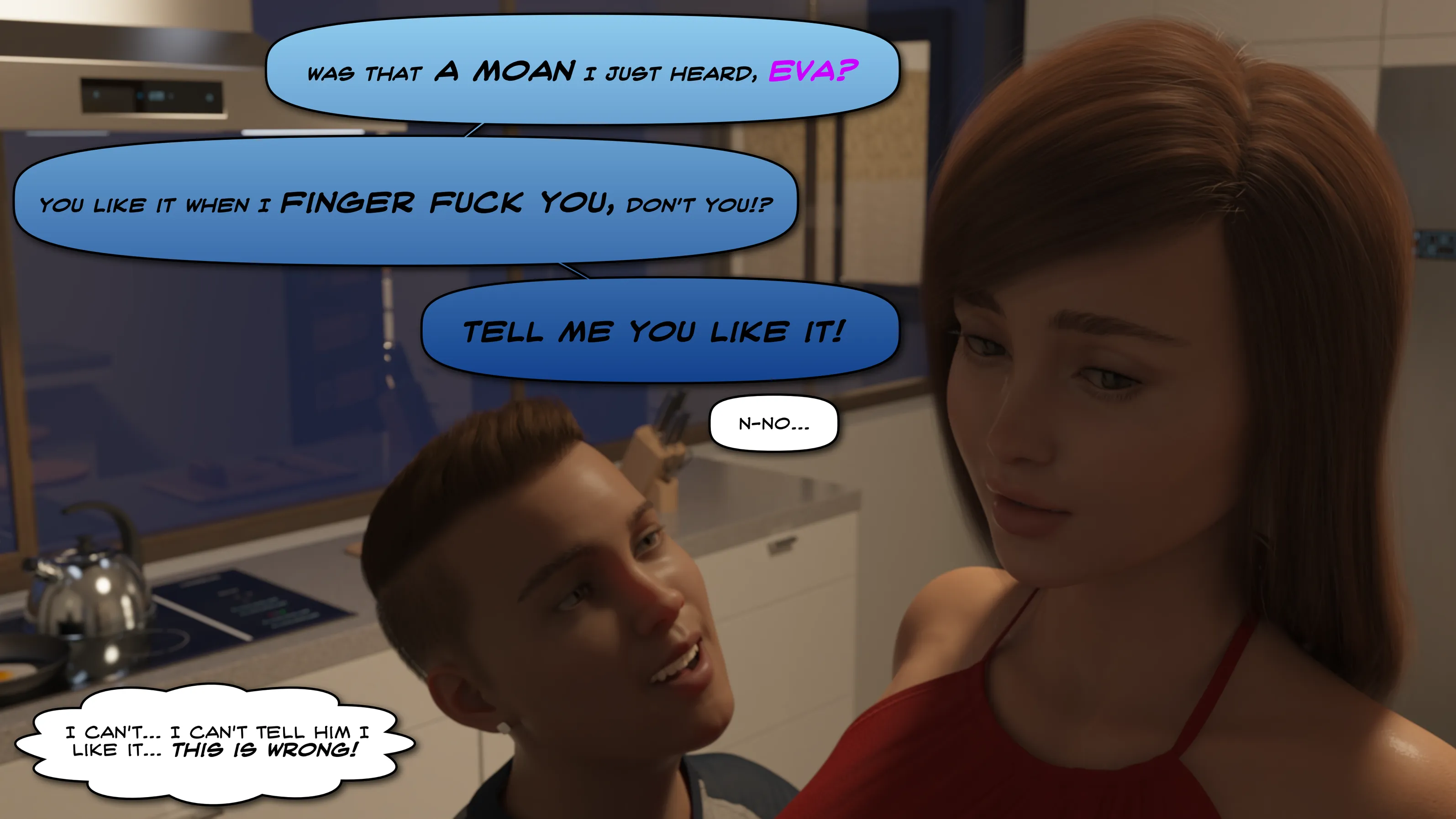 Wicked Pervert with a Big Cock! - 3 . Wicked Pervert with a Big Cock! - Chapter 3 [3DK-x] - Page 52