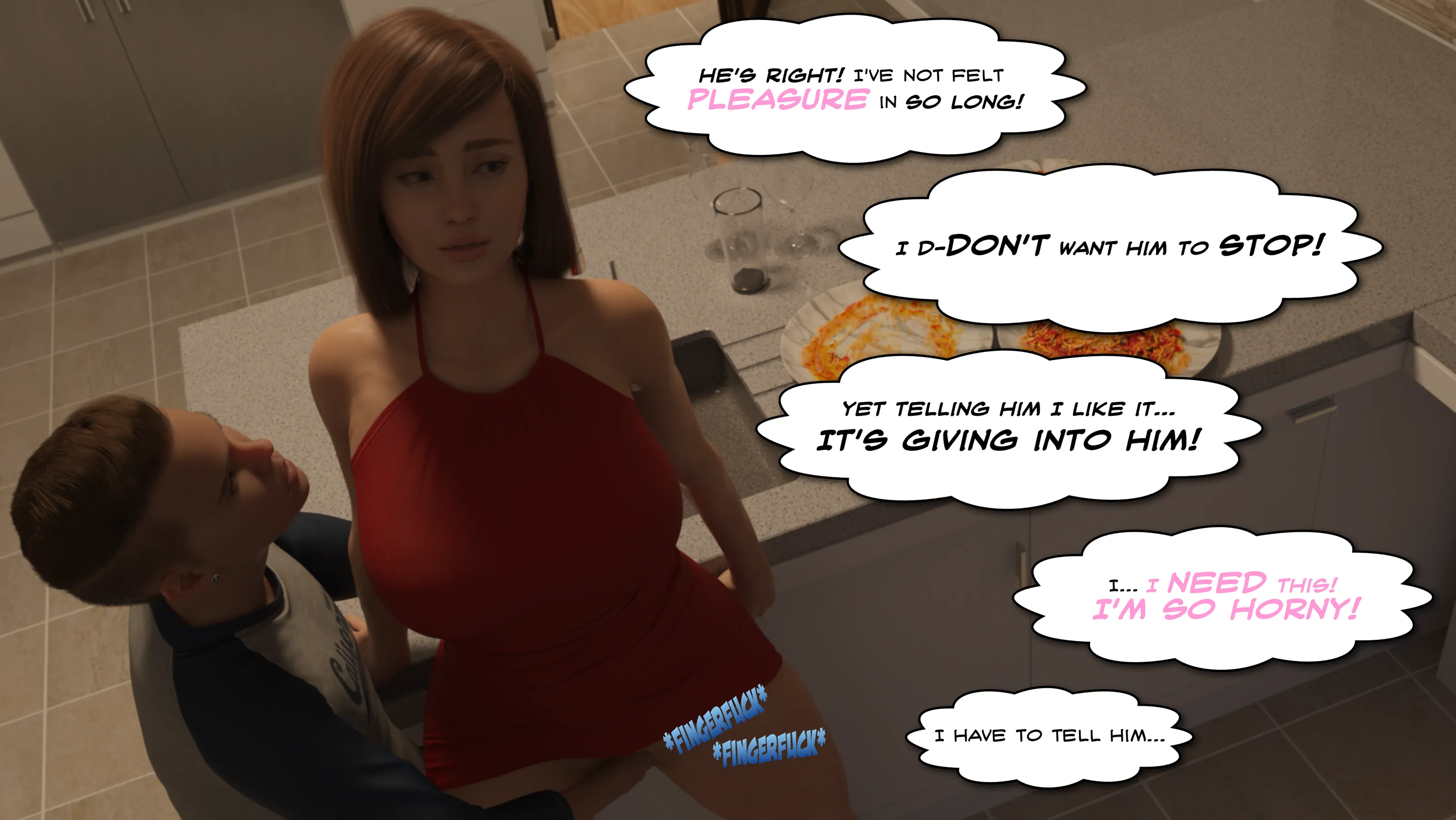 Wicked Pervert with a Big Cock! - 3 . Wicked Pervert with a Big Cock! - Chapter 3 [3DK-x] - Page 54