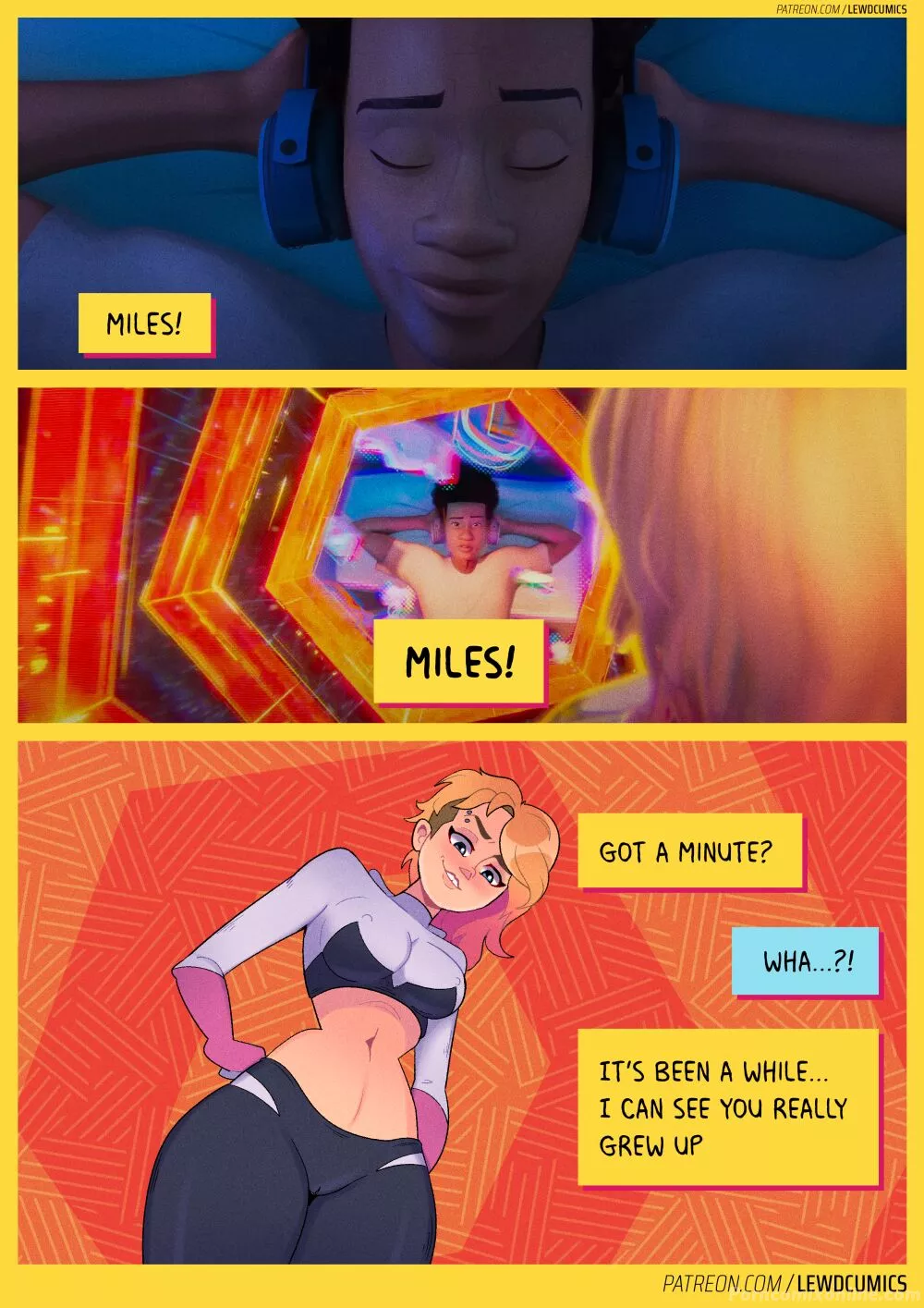 Spiderman – Miles x Gwen - ( Spiderman) Across The Spider Verse - Miles x Gwen - Page 2