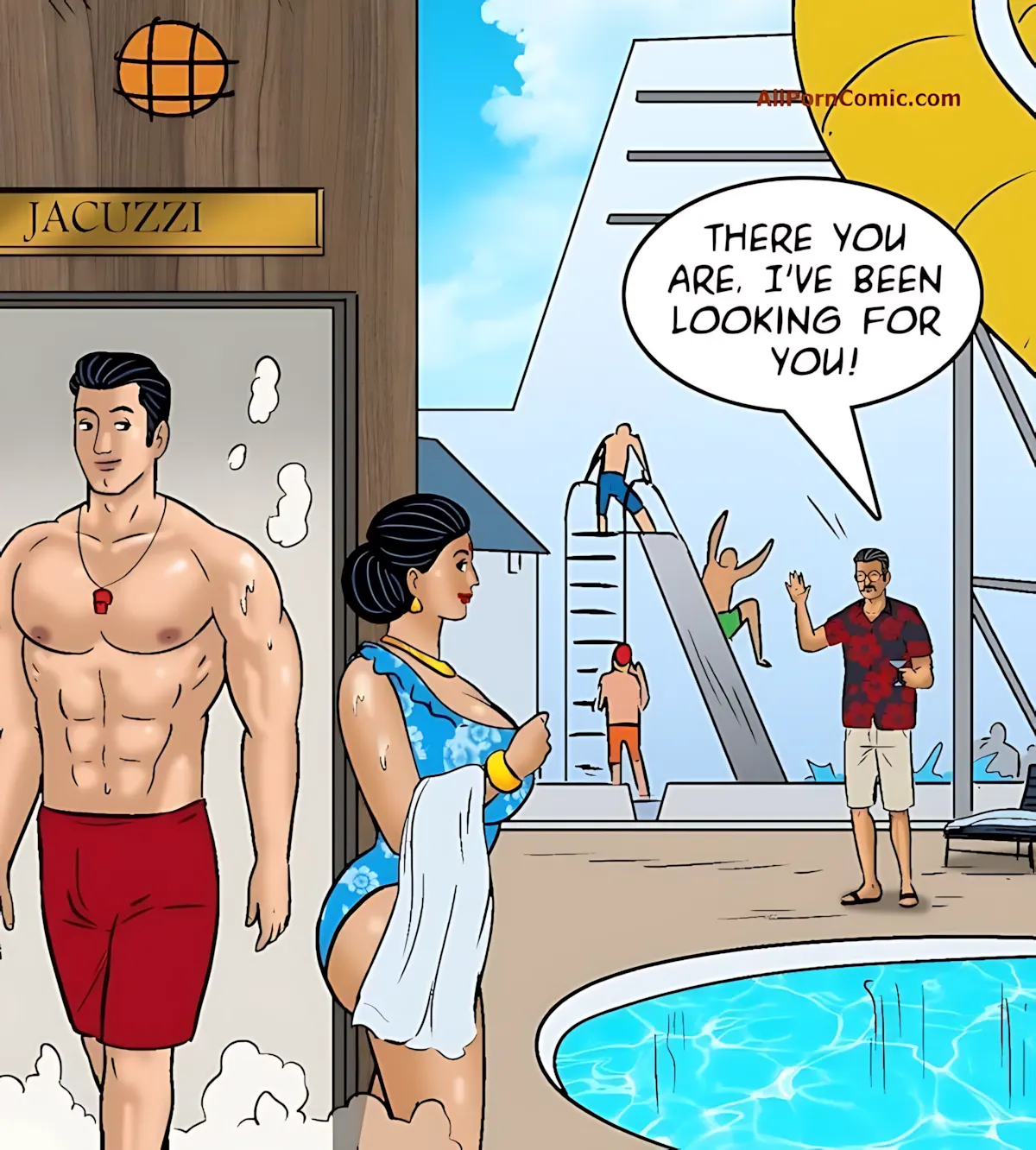 Velamma All Episodes Comics - 100.2 . Velamma - Episode 100 - Part 2 - The Love Boat - Page 5