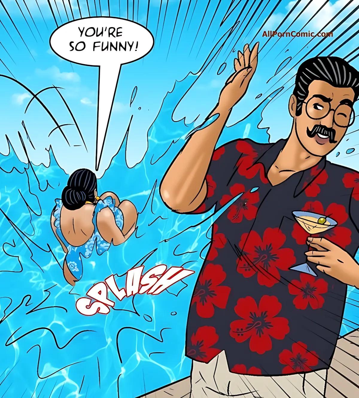 Velamma All Episodes Comics - 100.2 . Velamma - Episode 100 - Part 2 - The Love Boat - Page 7