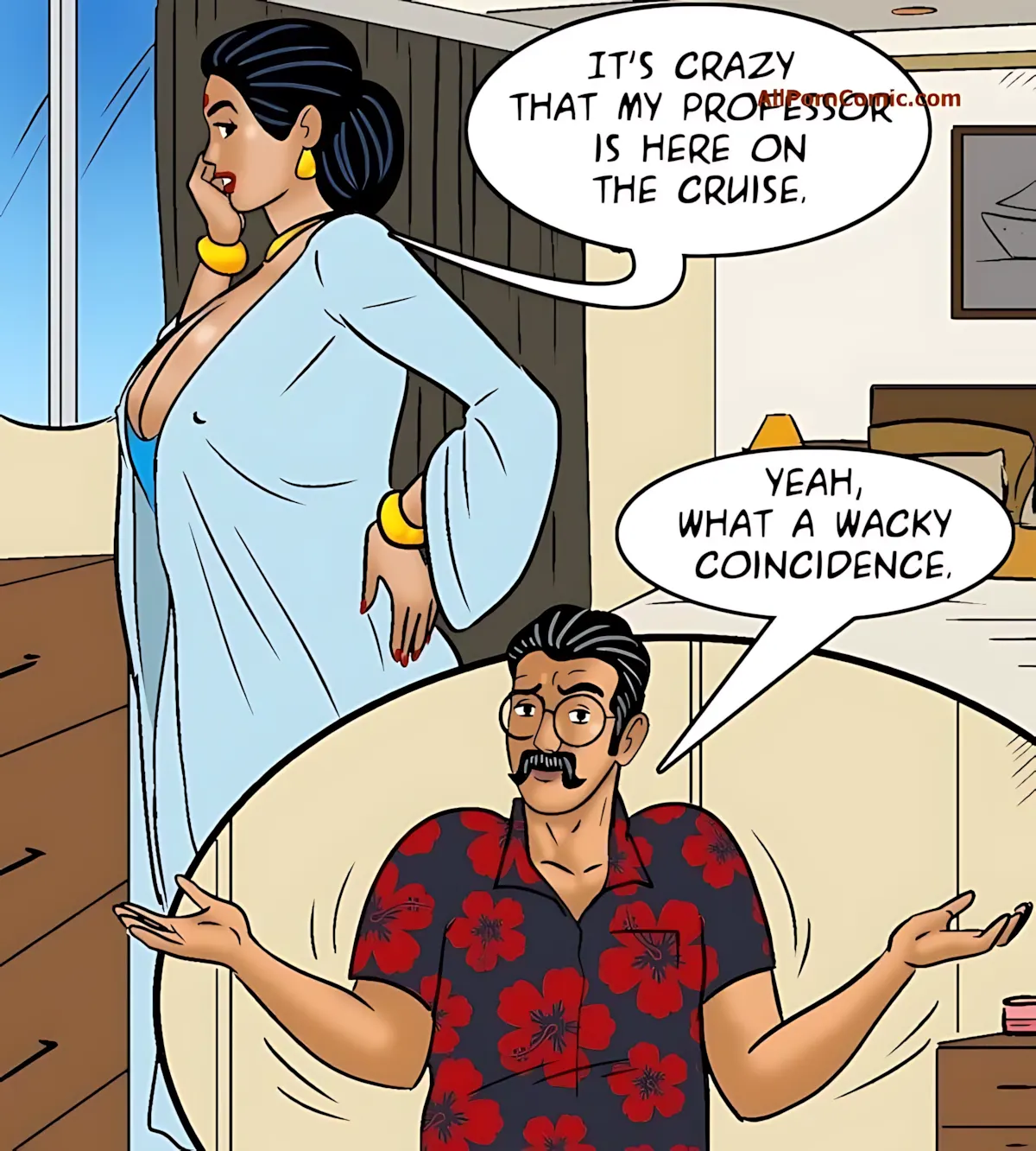 Velamma All Episodes Comics - 100.2 . Velamma - Episode 100 - Part 2 - The Love Boat - Page 11