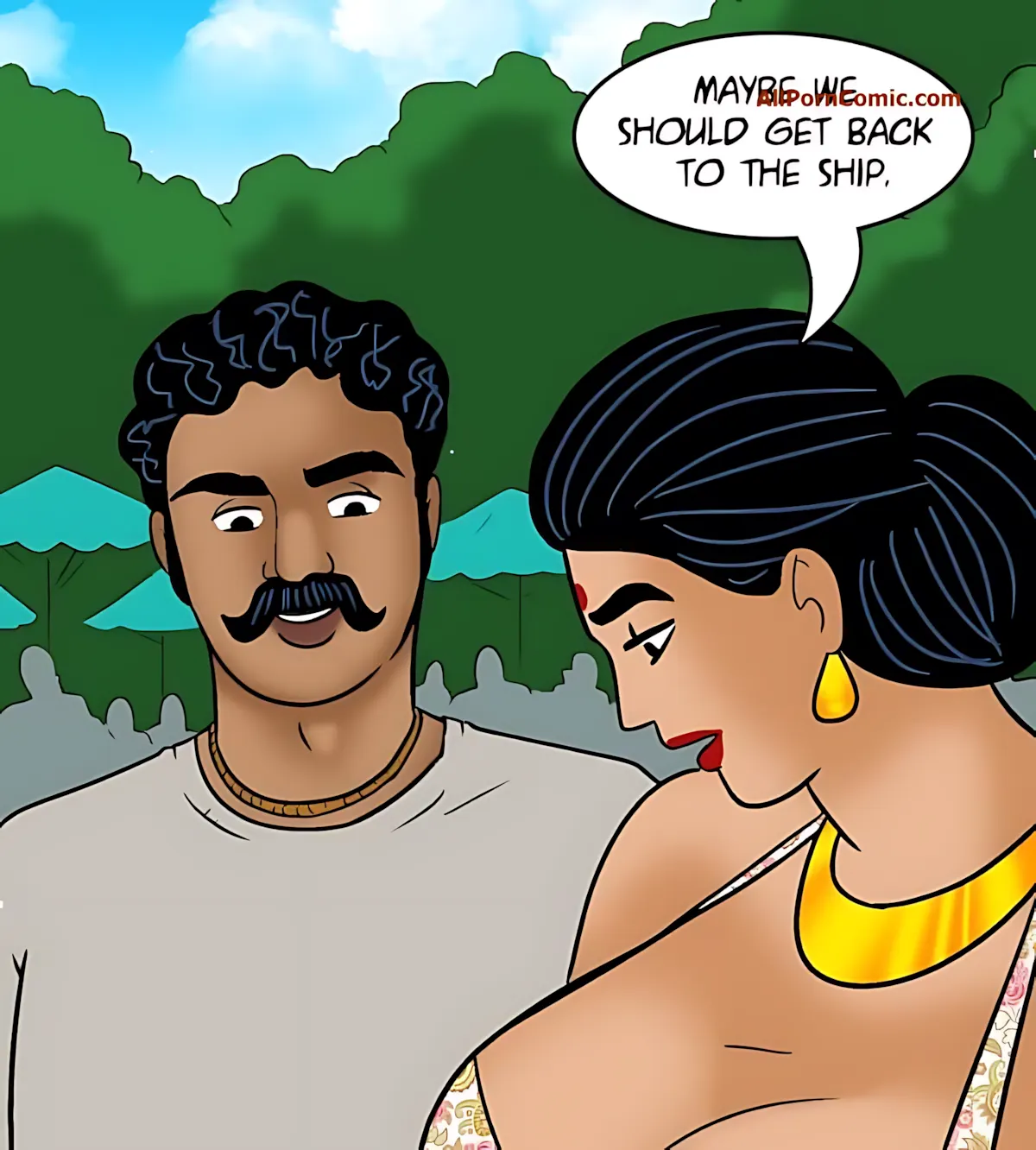 Velamma All Episodes Comics - 100.2 . Velamma - Episode 100 - Part 2 - The Love Boat - Page 30