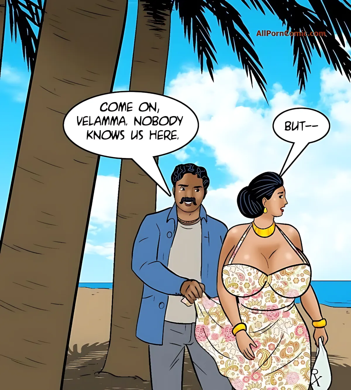 Velamma All Episodes Comics - 100.2 . Velamma - Episode 100 - Part 2 - The Love Boat - Page 35