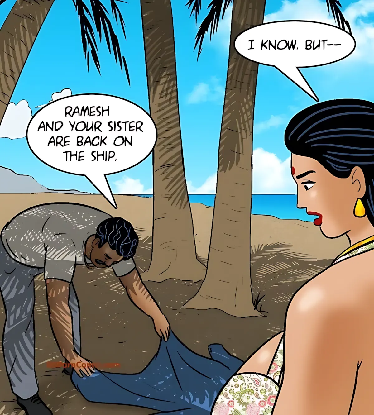 Velamma All Episodes Comics - 100.2 . Velamma - Episode 100 - Part 2 - The Love Boat - Page 37