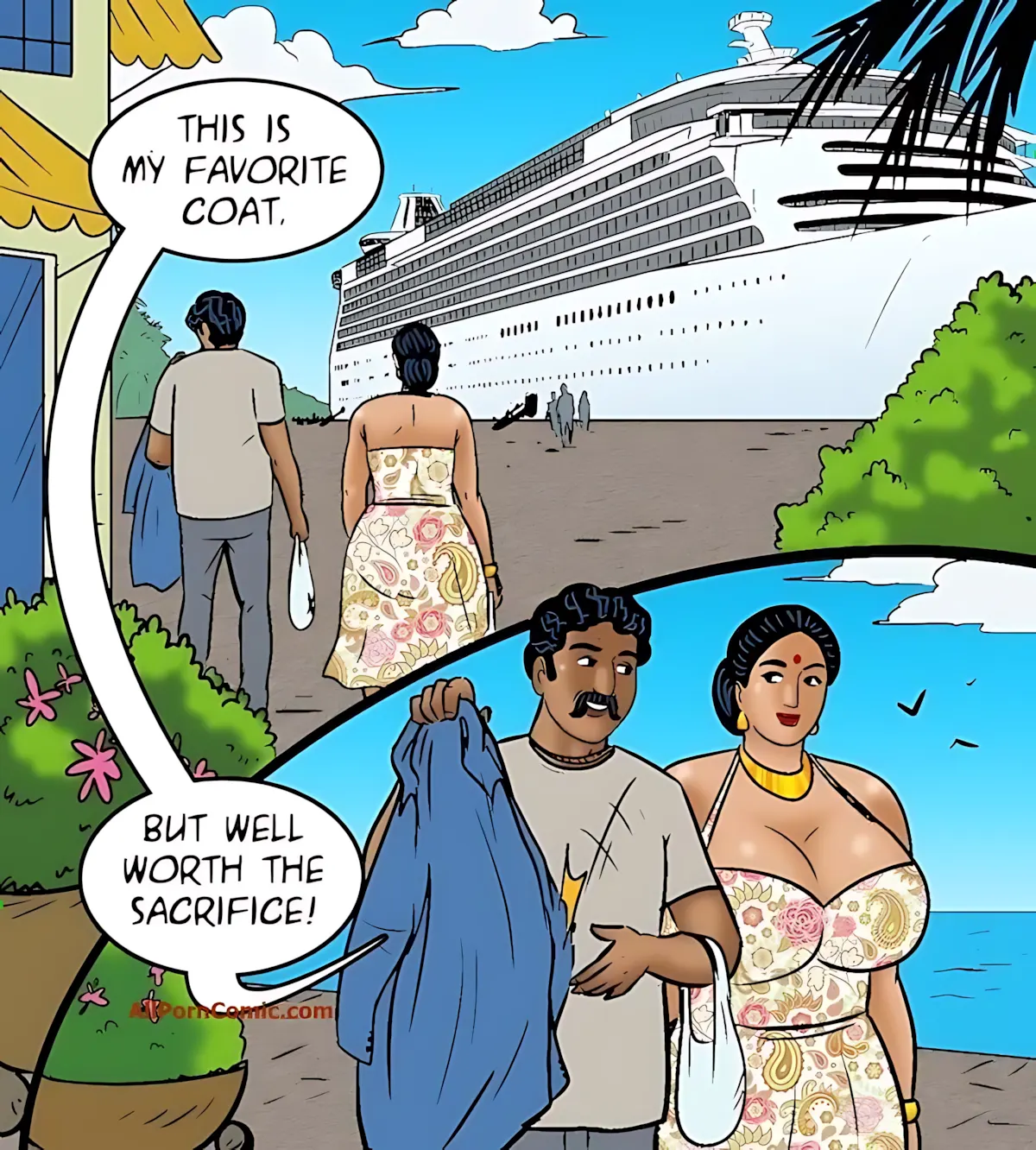 Velamma All Episodes Comics - 100.2 . Velamma - Episode 100 - Part 2 - The Love Boat - Page 52
