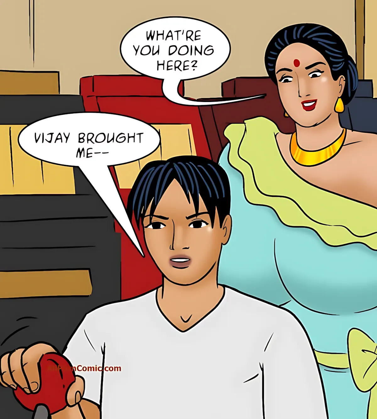 Velamma All Episodes Comics - 100.2 . Velamma - Episode 100 - Part 2 - The Love Boat - Page 55